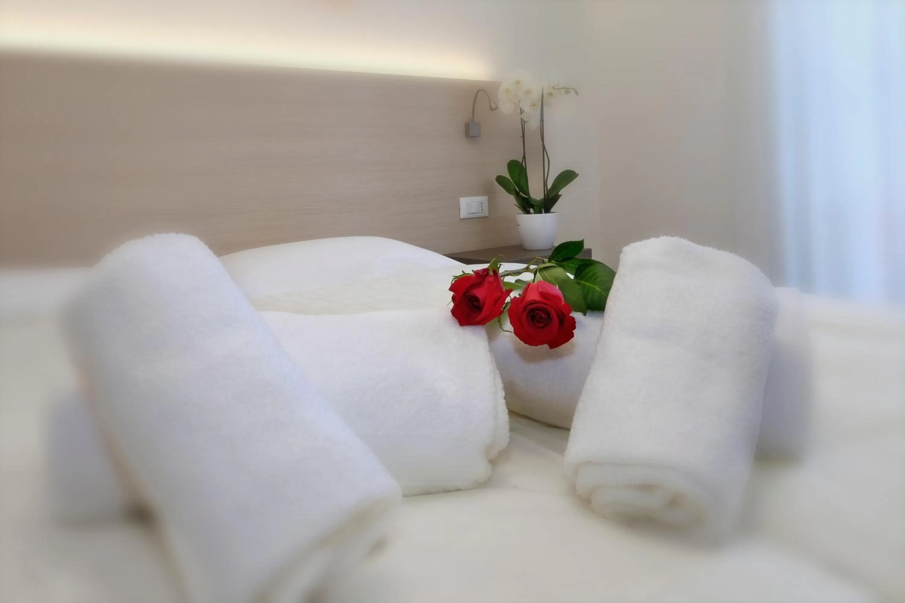 Bed in Hotel Gelmini