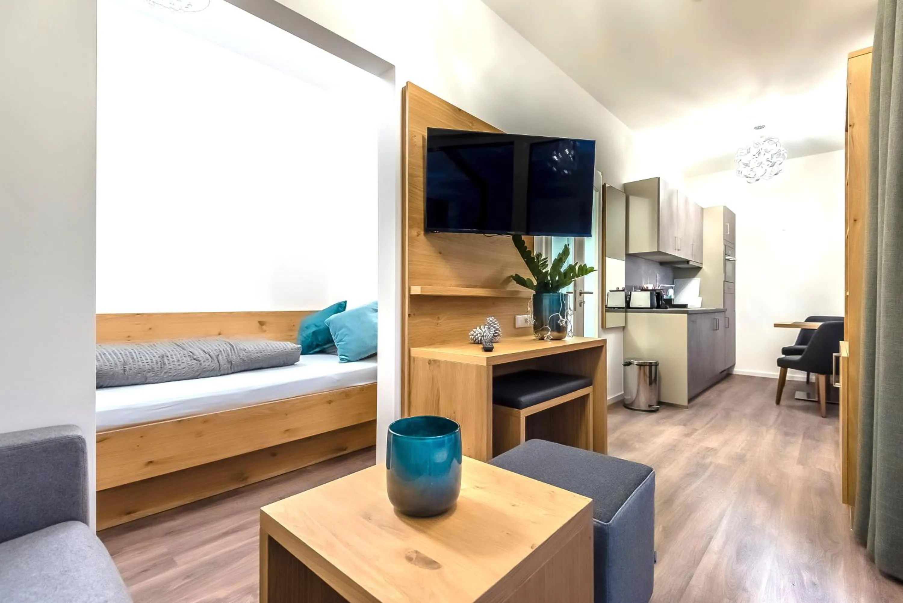 Living room, Bed in REINERS Quartier - relaxed living