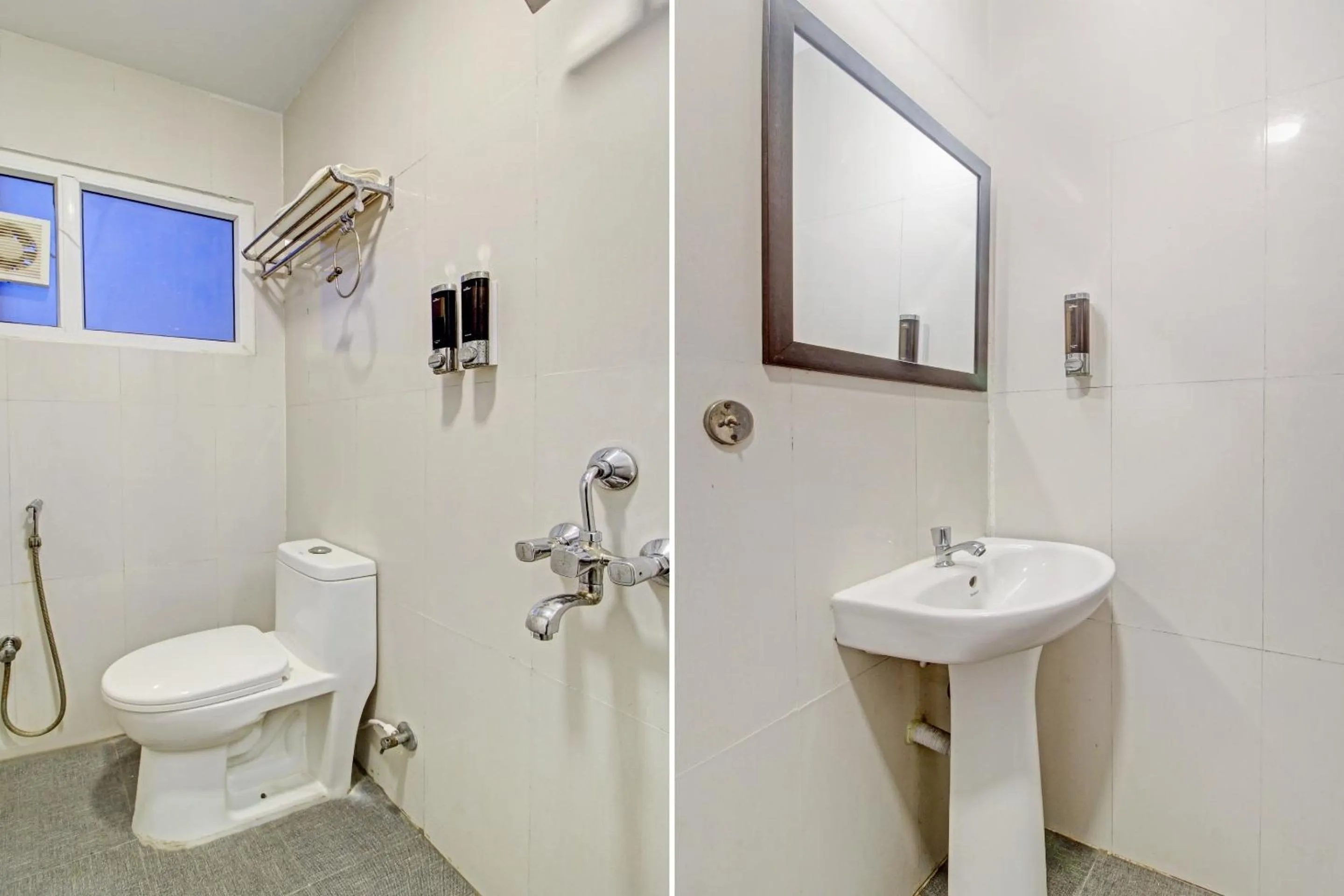 Bathroom in Hotel O SS Skyline