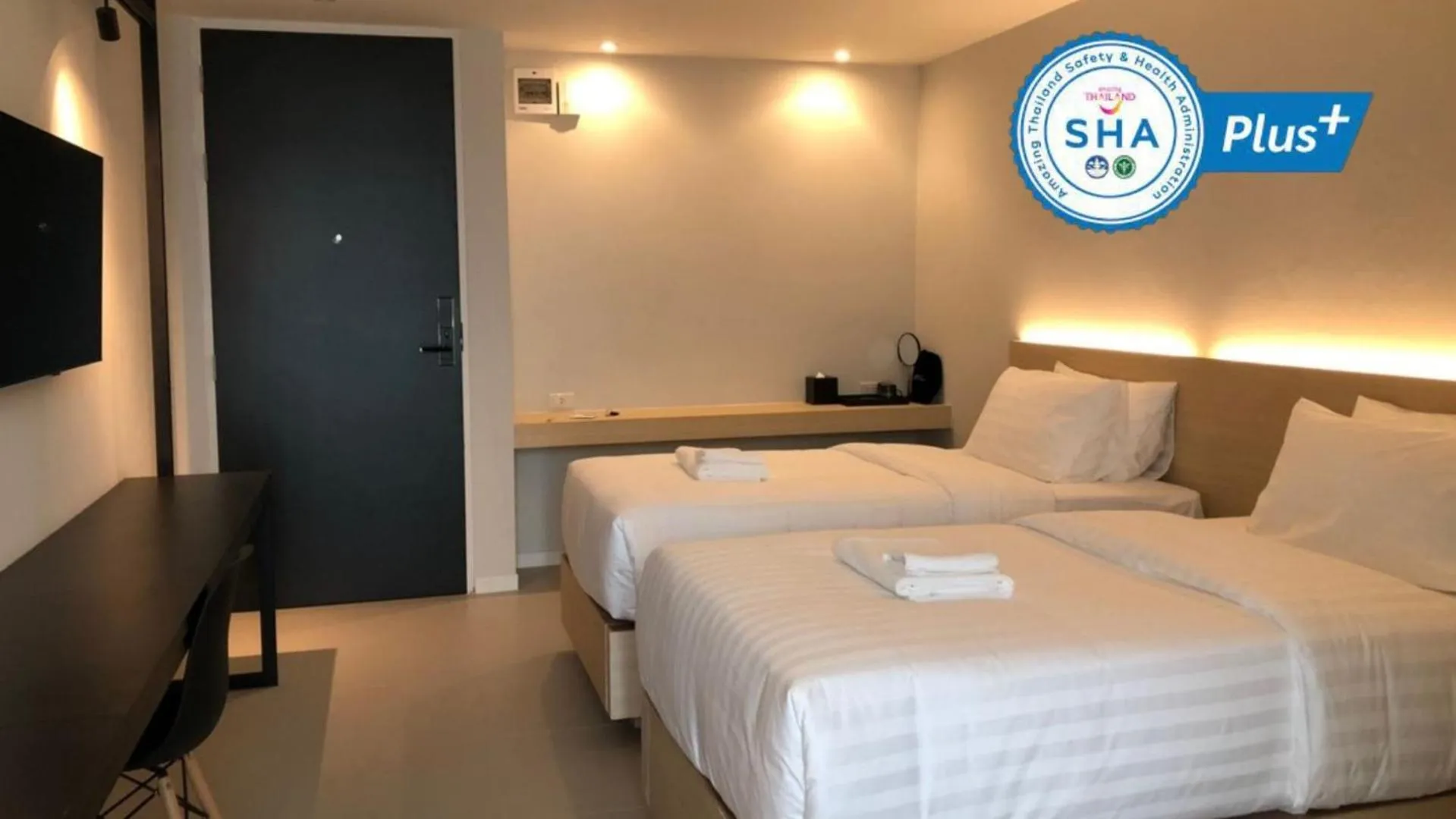 Bed in BOOK Design Hotel