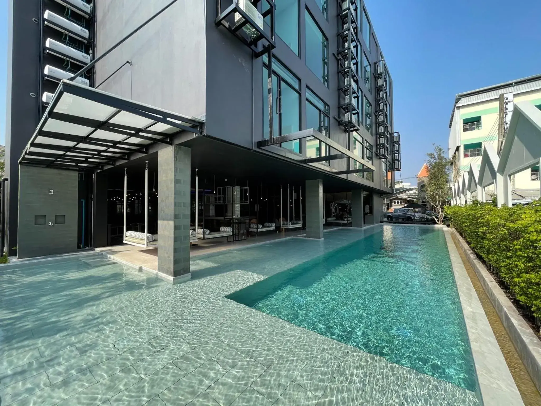 Swimming pool in BOOK Design Hotel Swimming pool in BOOK Design Hotel