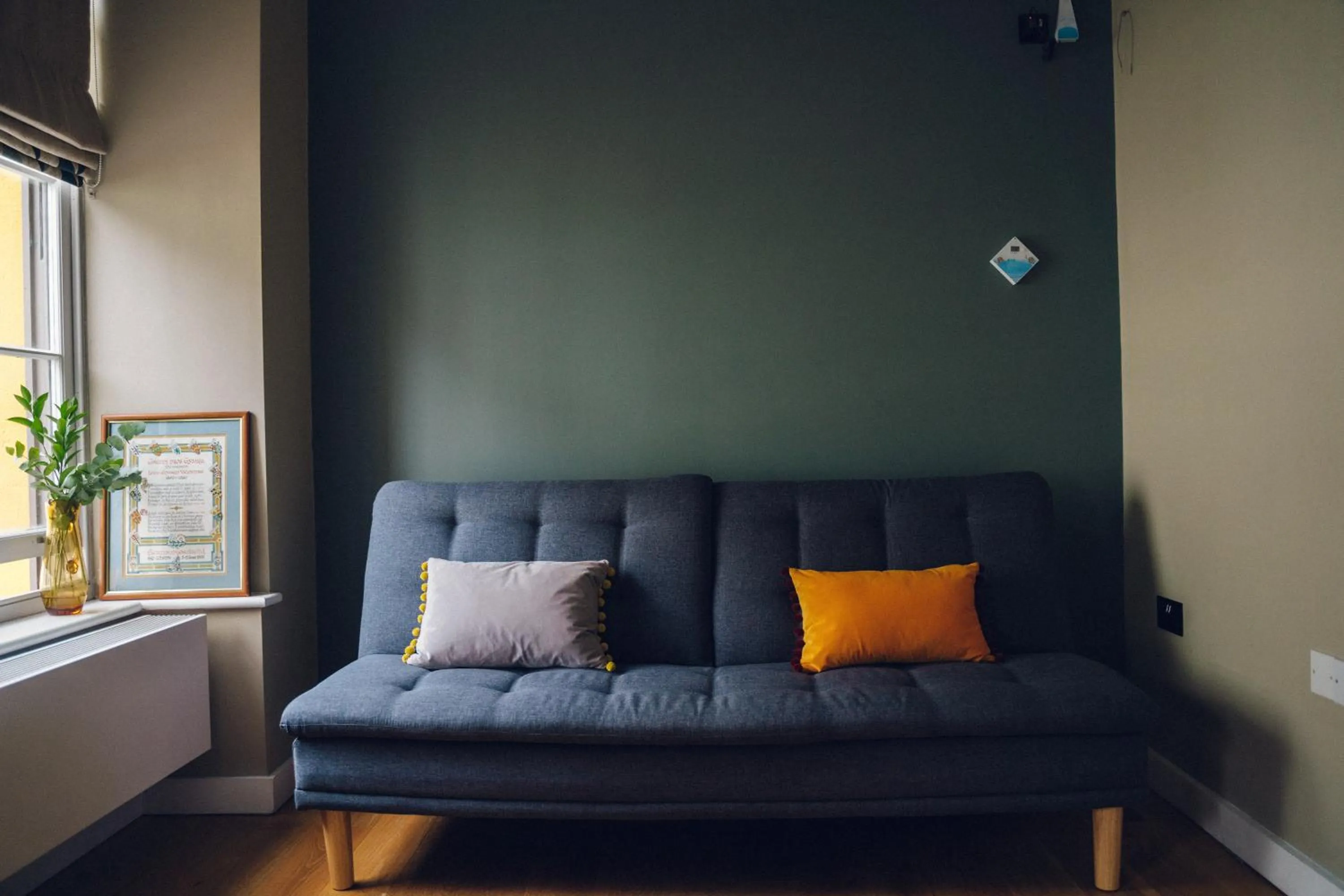 Seating area in Llety Arall