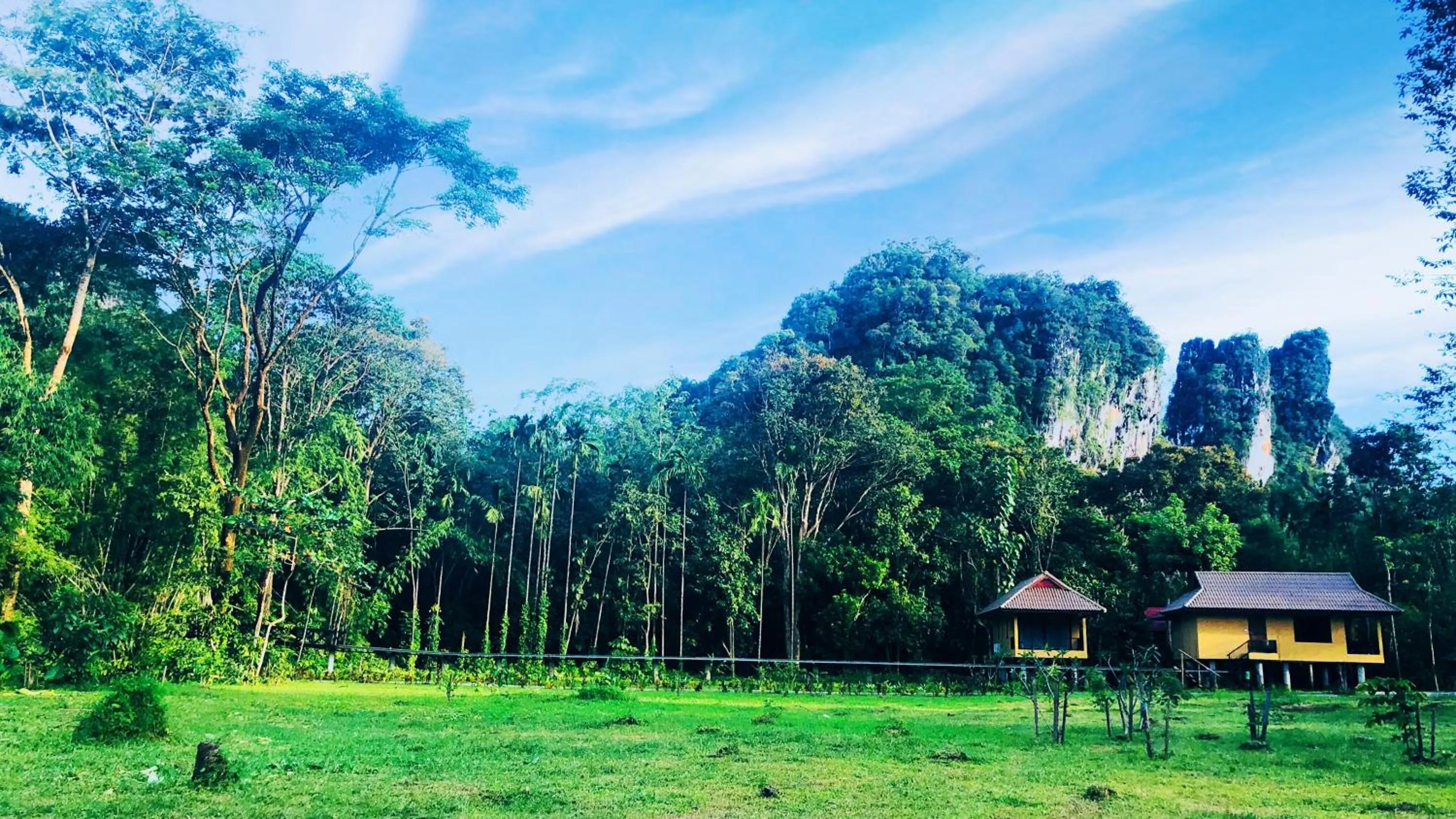 Natural landscape in The Bliss Khao Sok Boutique Lodge