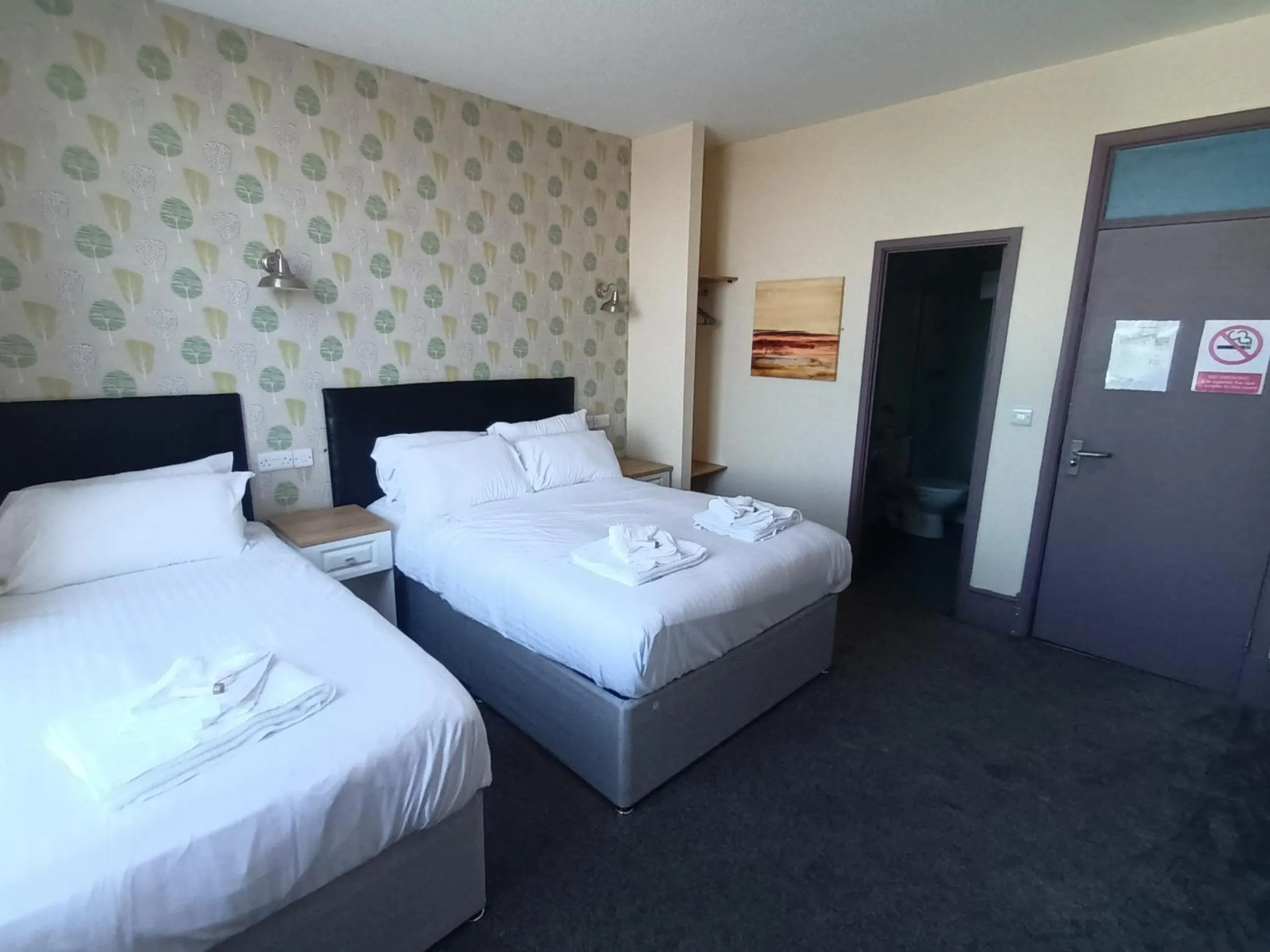 Bed in The Saltley Inn