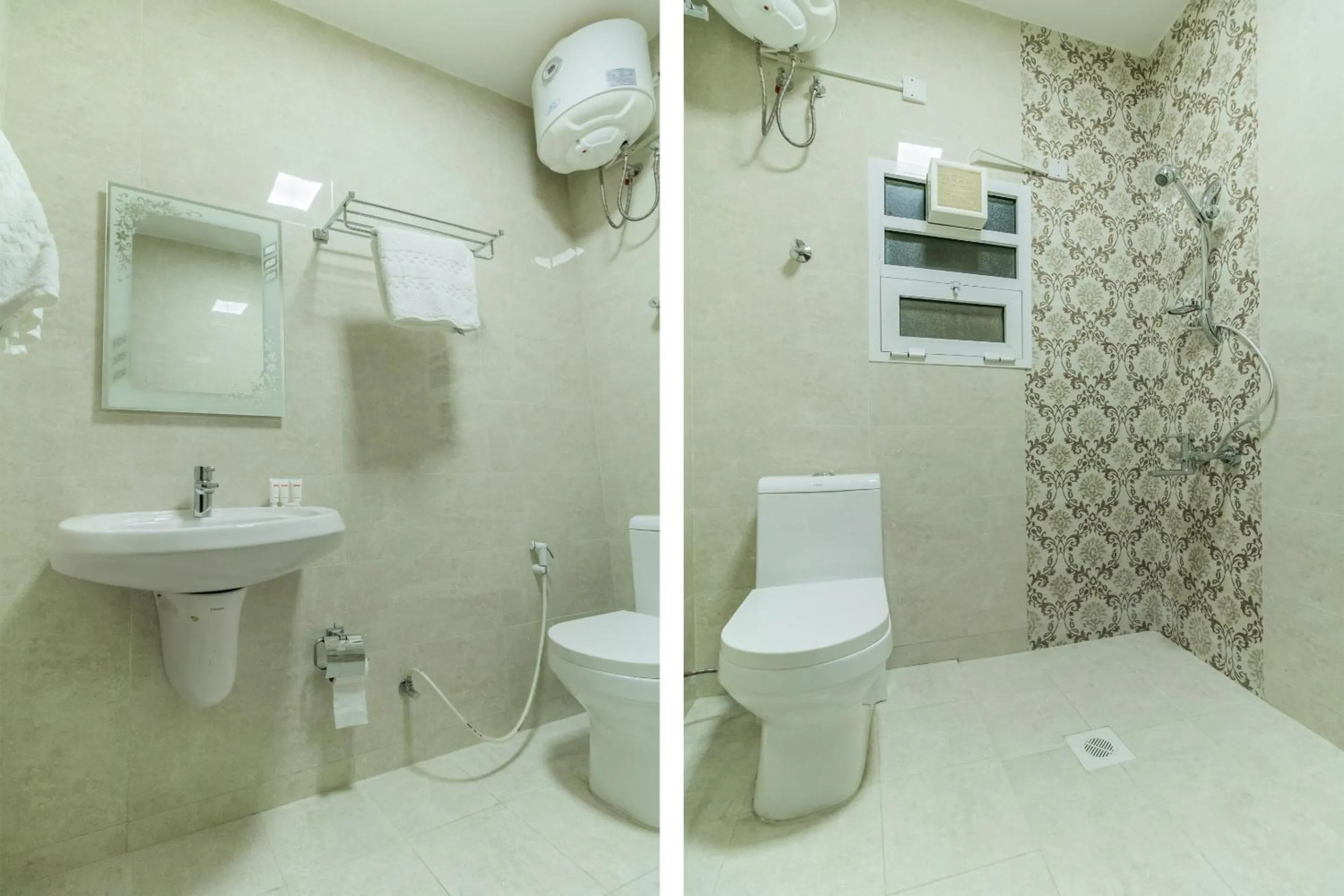 Bathroom in Super OYO 106 Muscat Grand Hotel Apartment