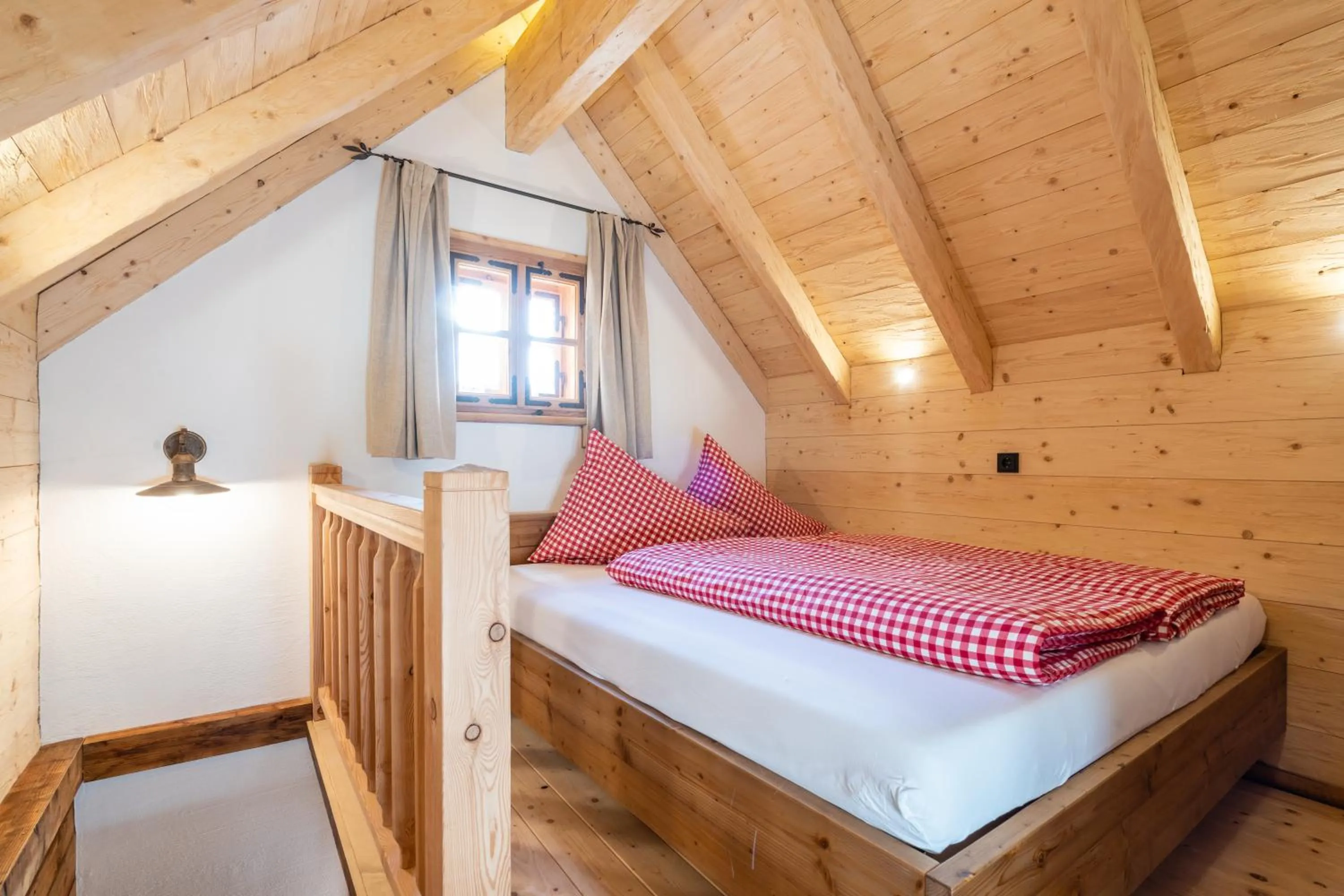 Bed in Bergappartements Pröll