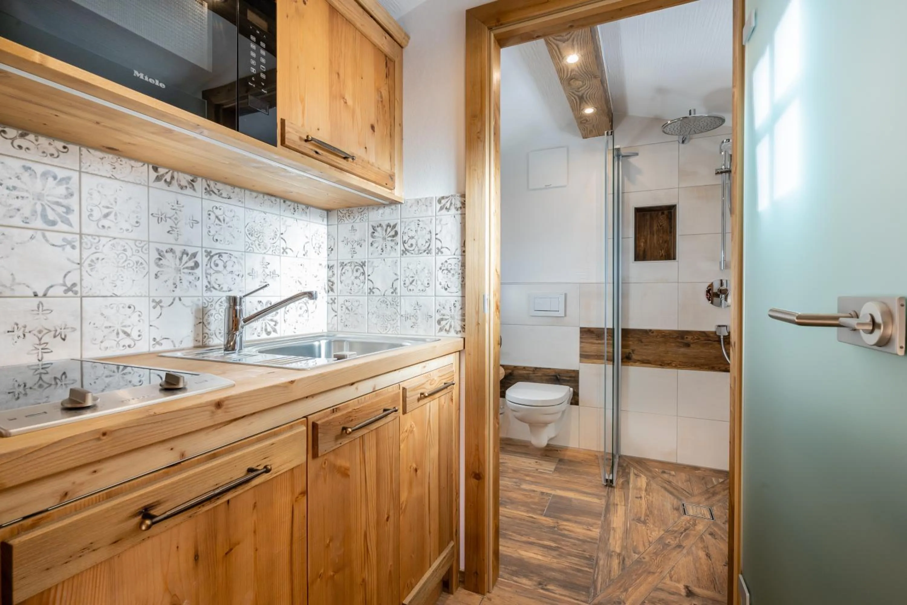 Bathroom in Bergappartements Pröll