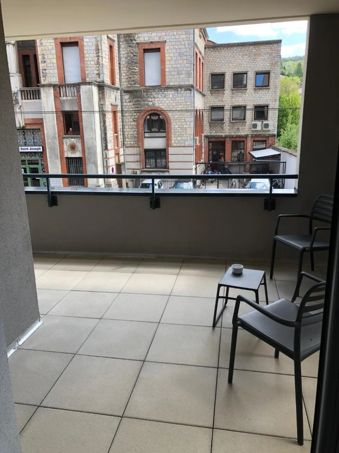 Balcony/Terrace in Best Western Hotel Fontaine Argent