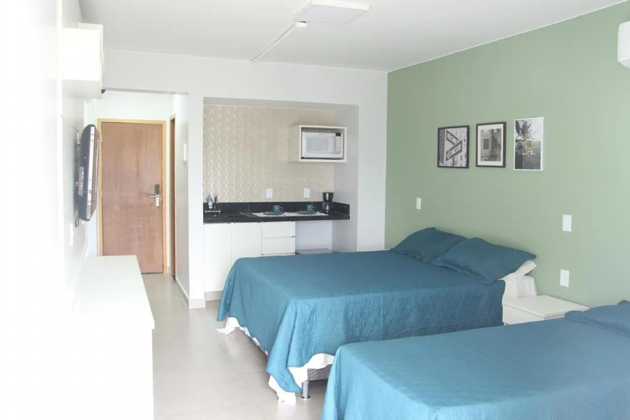 Photo of the whole room, Bed in Apart Hotel Centro de Brasília