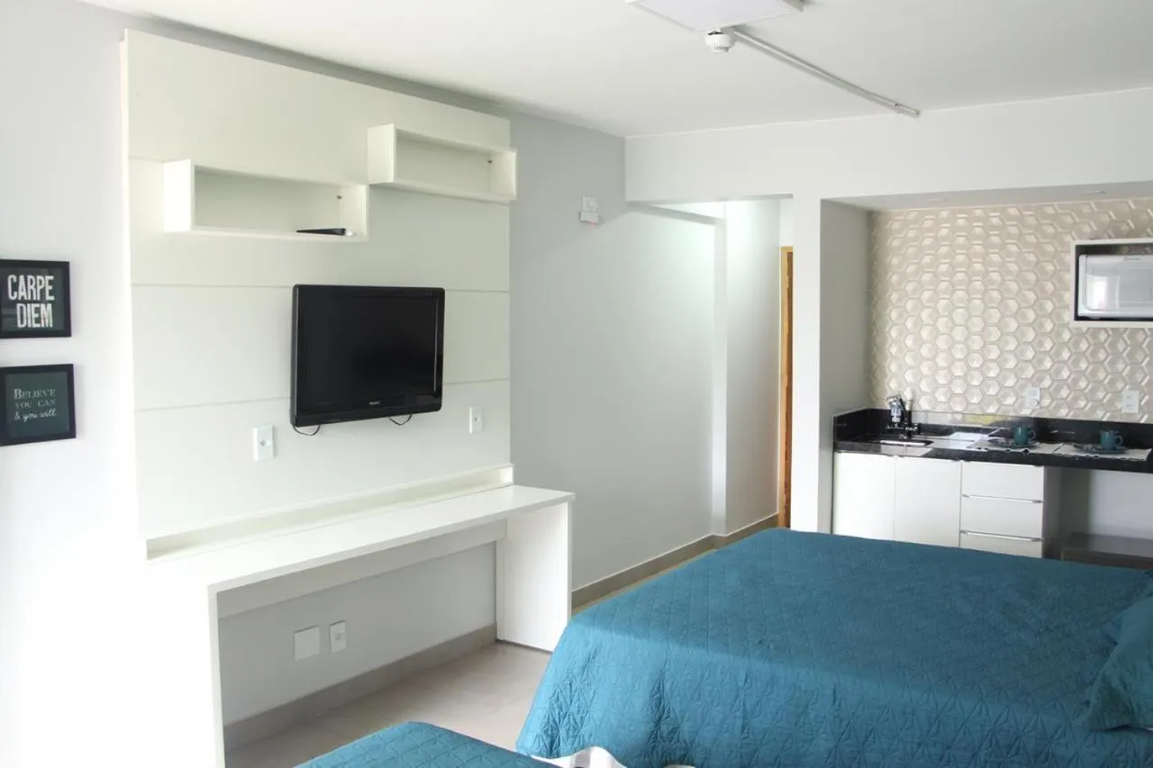 Bed in Apart Hotel Centro de Brasília