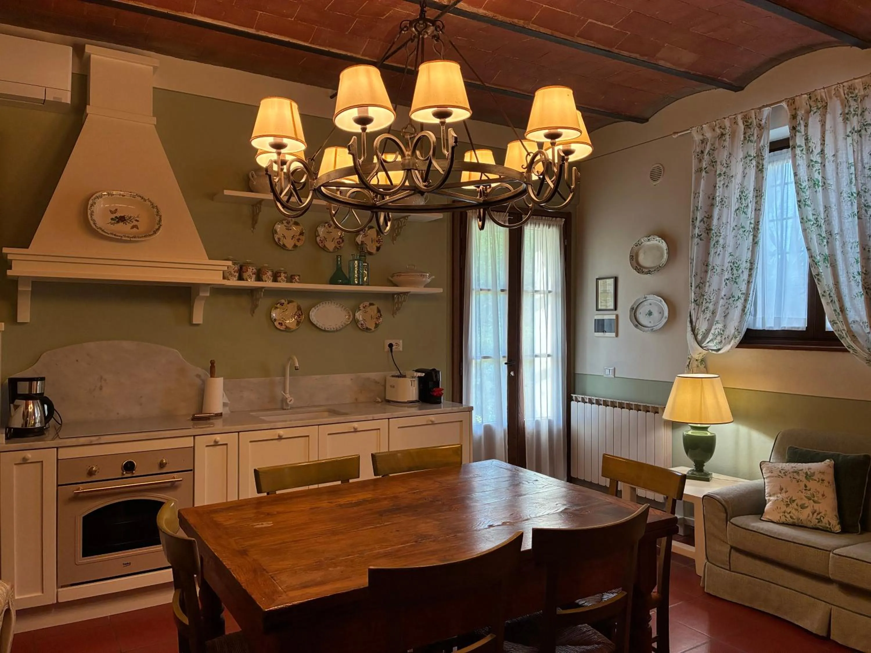 Kitchen or kitchenette in Borgo San Benedetto