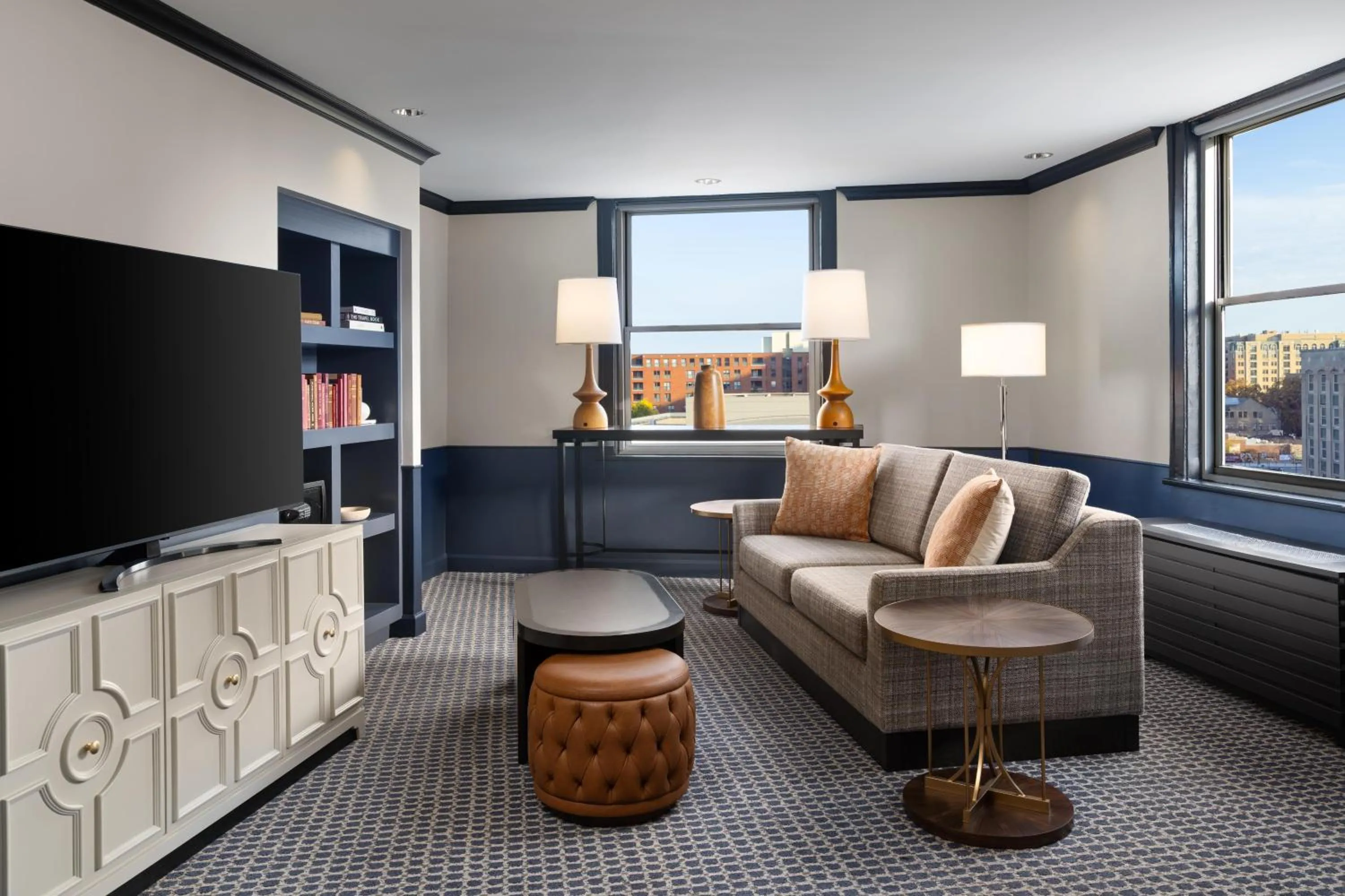 Living room in Hilton Orrington/Evanston