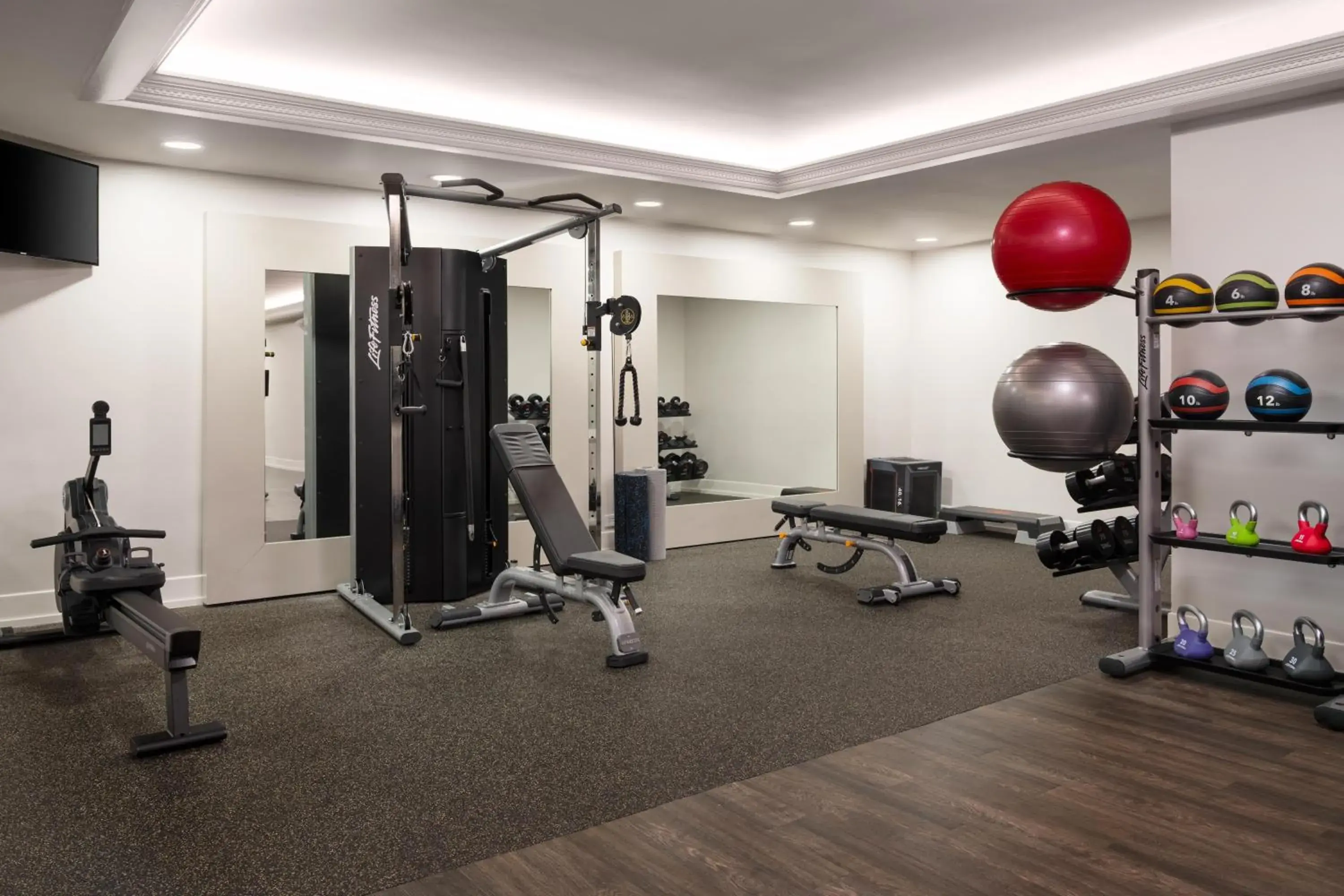 Fitness centre/facilities in Hilton Orrington/Evanston Fitness centre/facilities in Hilton Orrington/Evanston