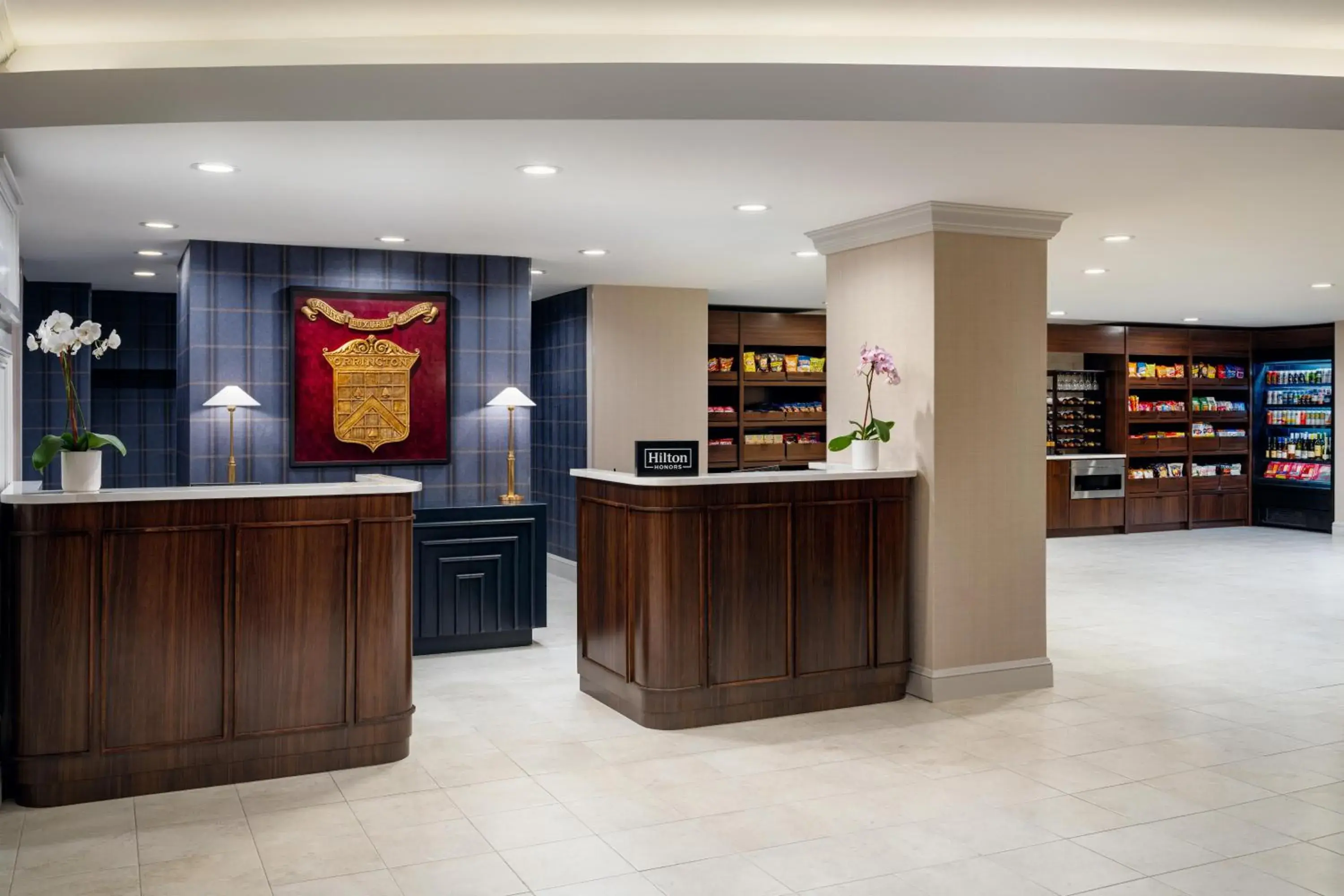 Lobby or reception in Hilton Orrington/Evanston Lobby or reception in Hilton Orrington/Evanston
