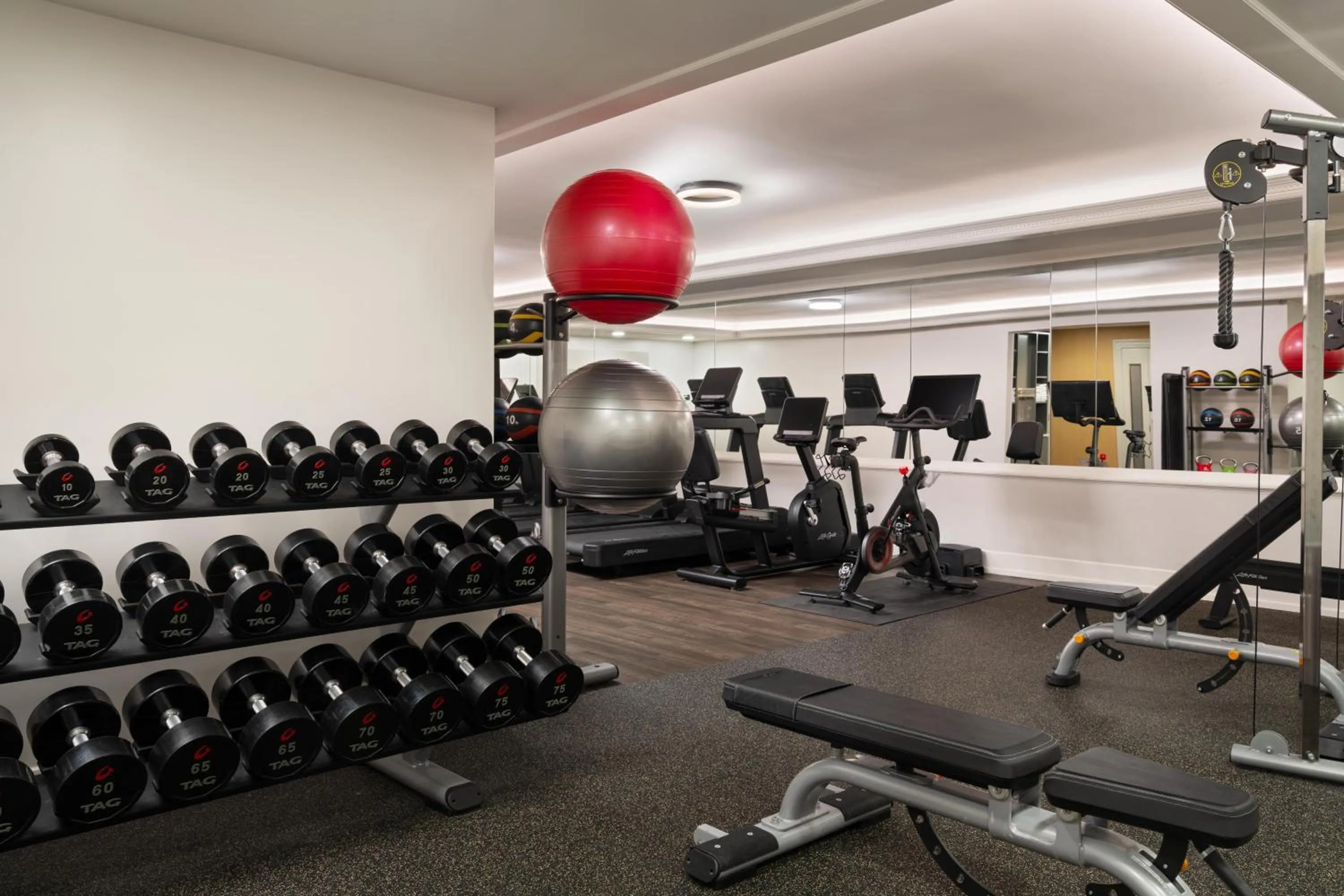 Fitness centre/facilities in Hilton Orrington/Evanston