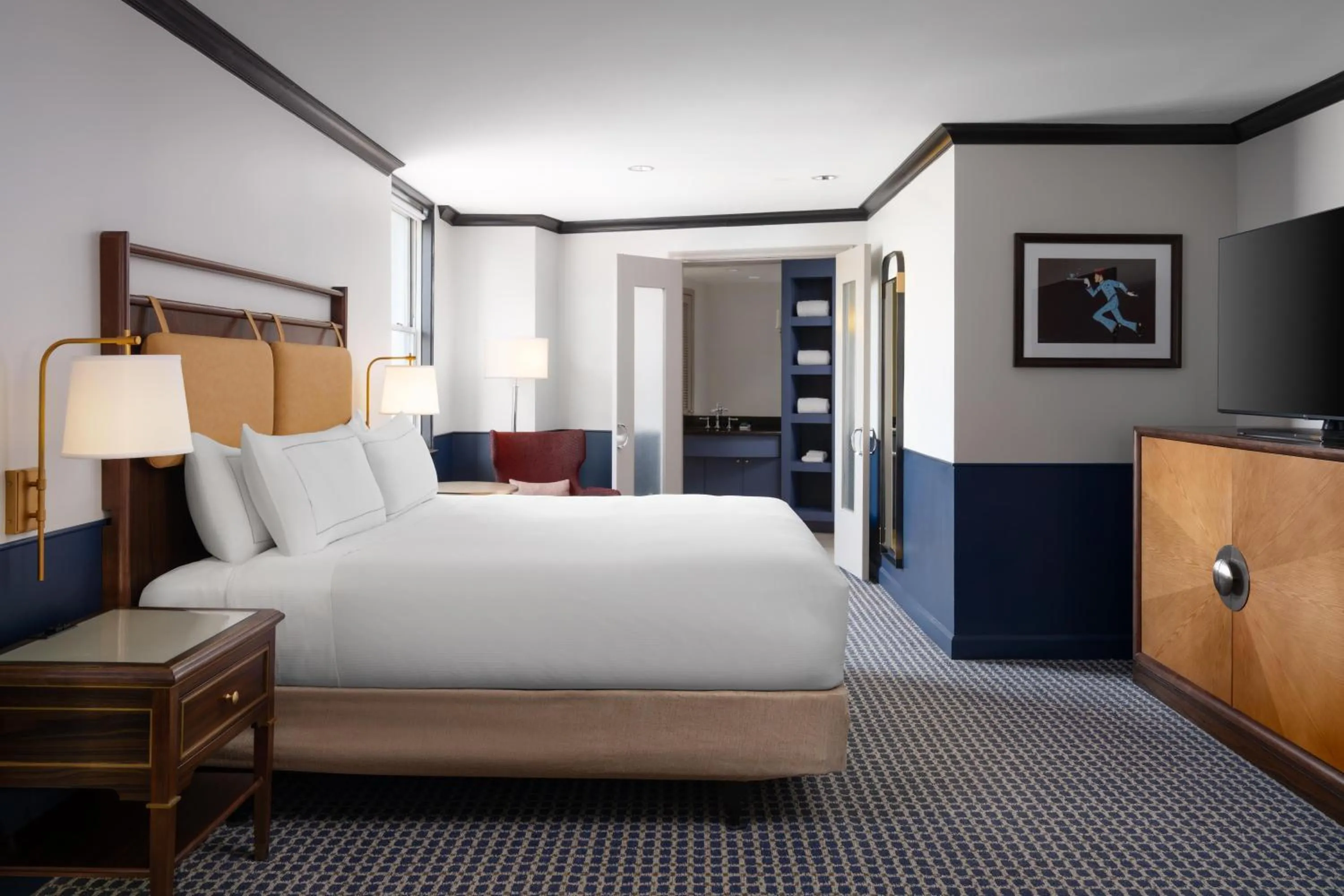 Bed in Hilton Orrington/Evanston