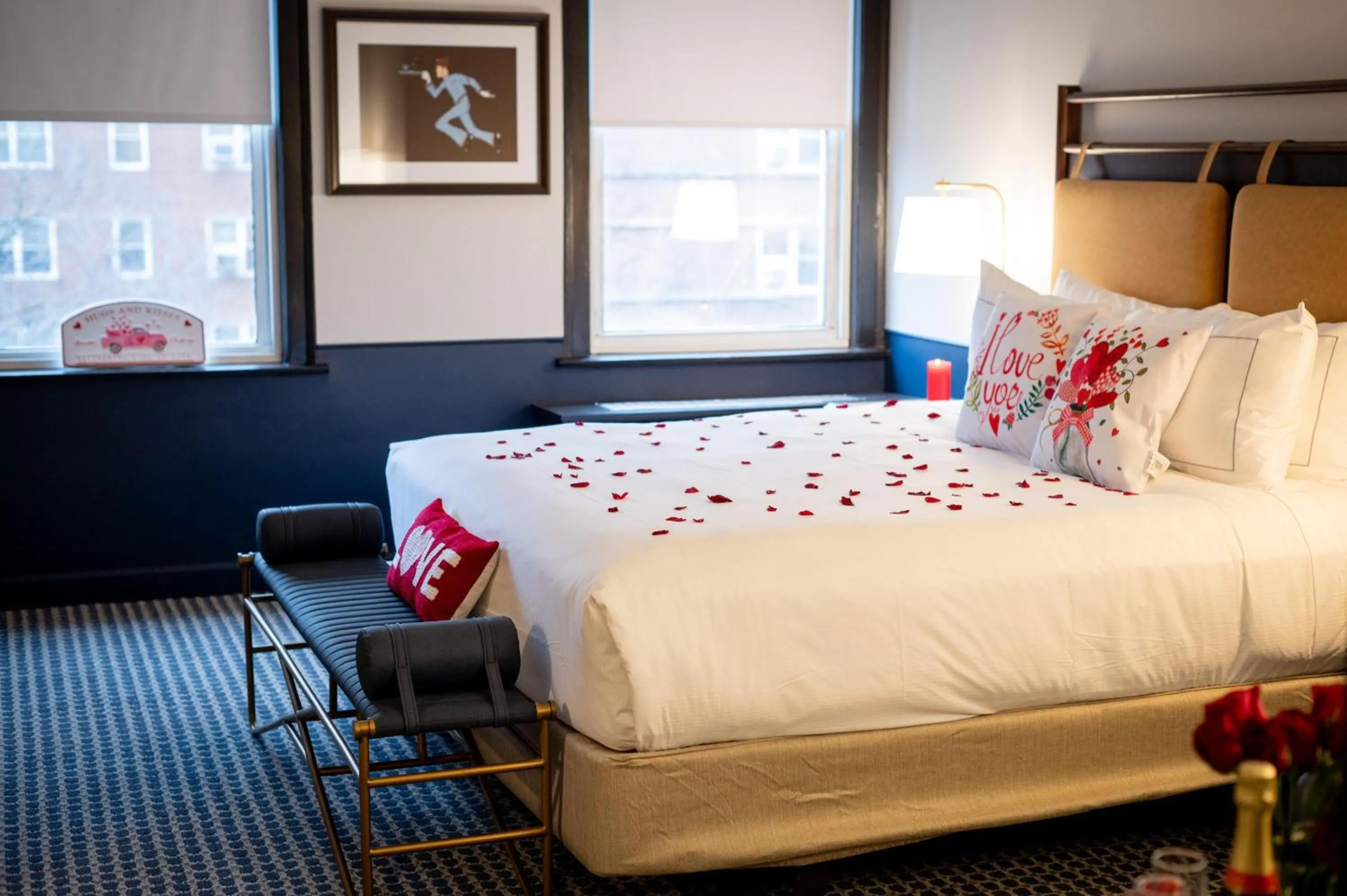 Bed in Hilton Orrington/Evanston