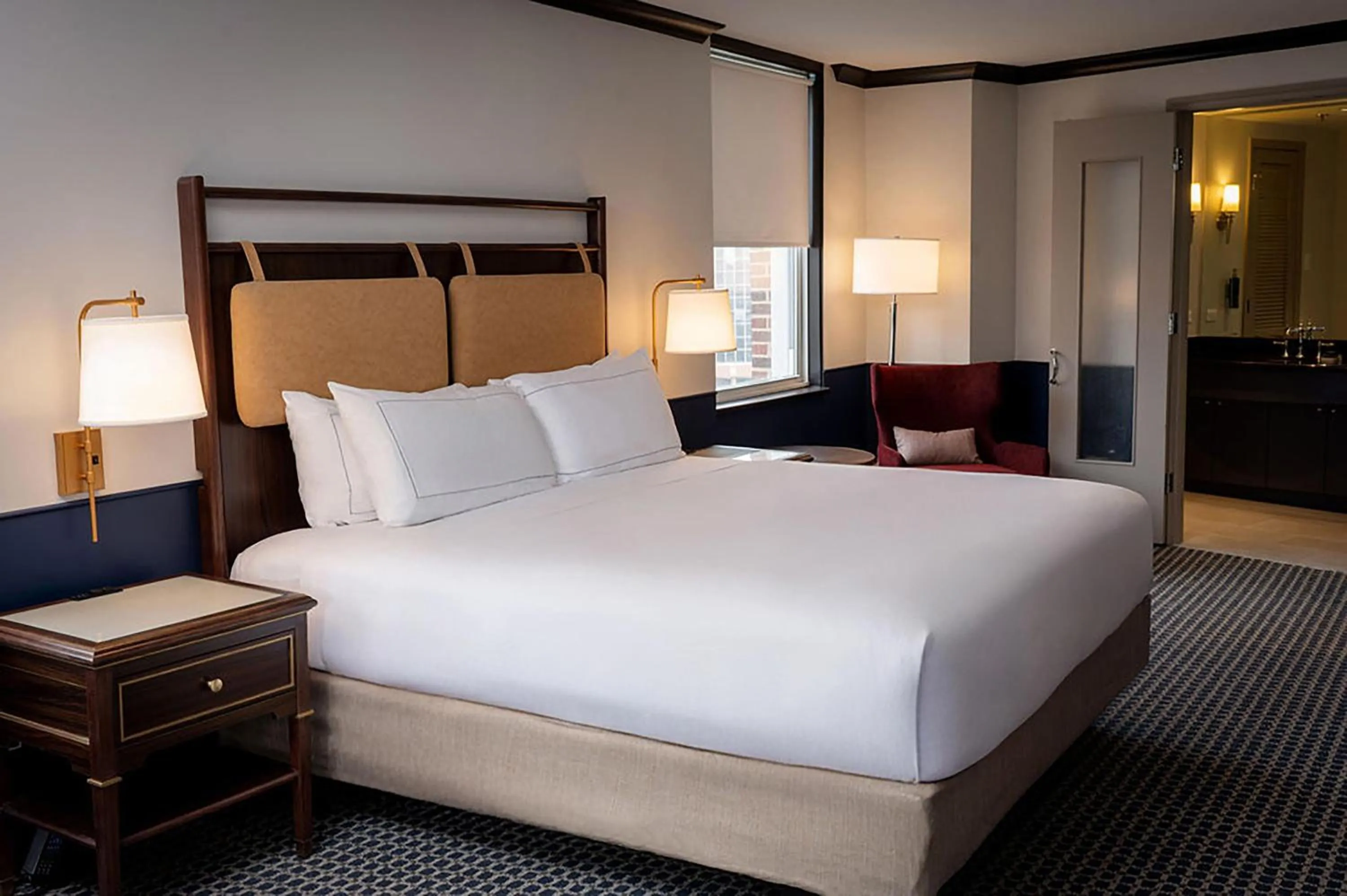 Bed in Hilton Orrington/Evanston