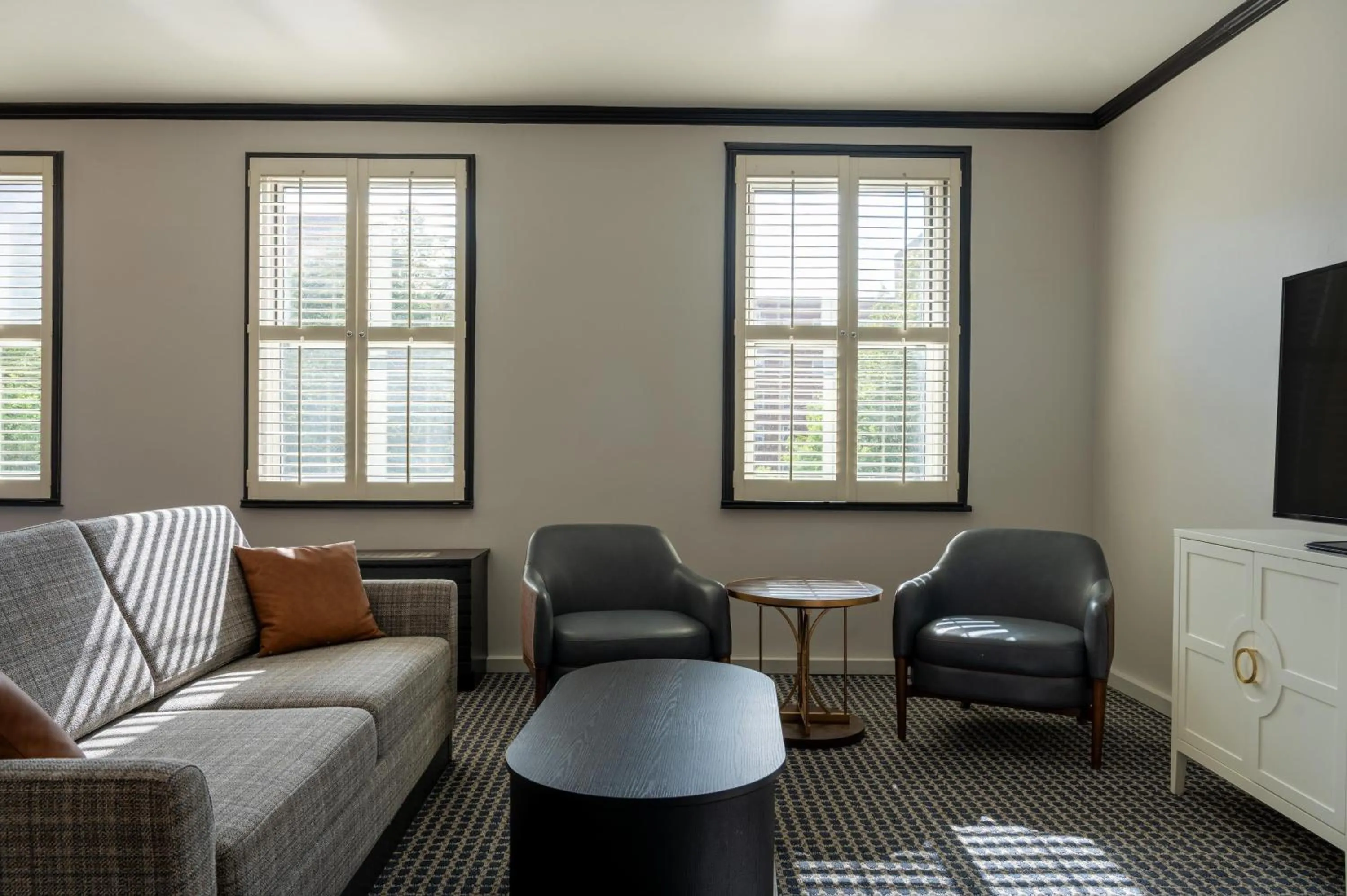 Living room in Hilton Orrington/Evanston