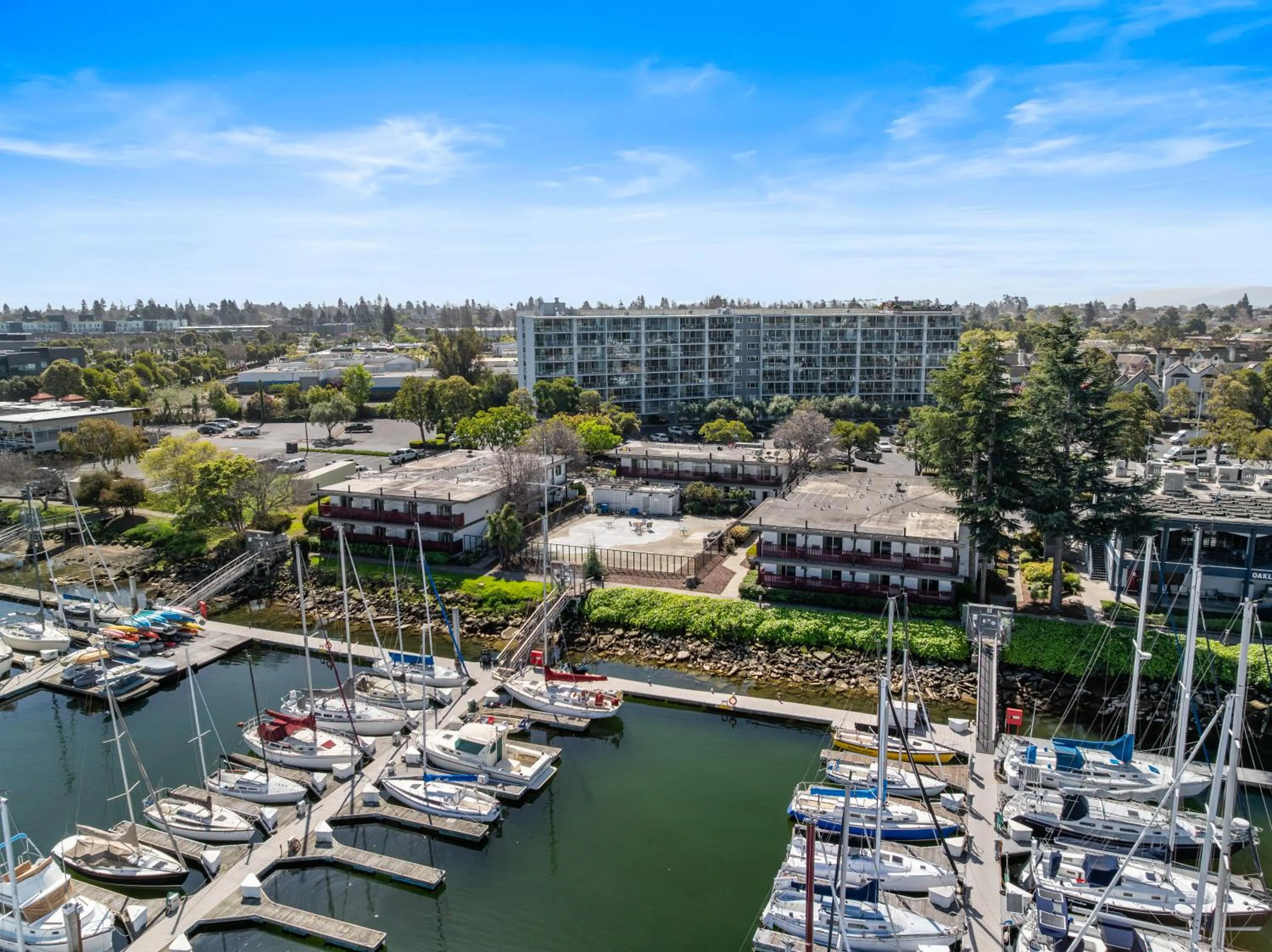 Bird's eye view in Marina Village Inn