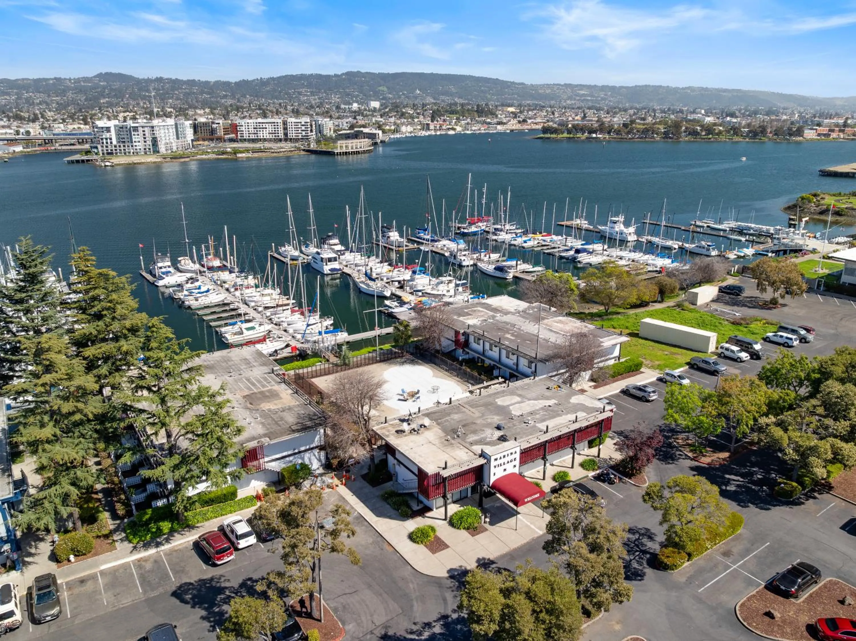 Bird's eye view in Marina Village Inn