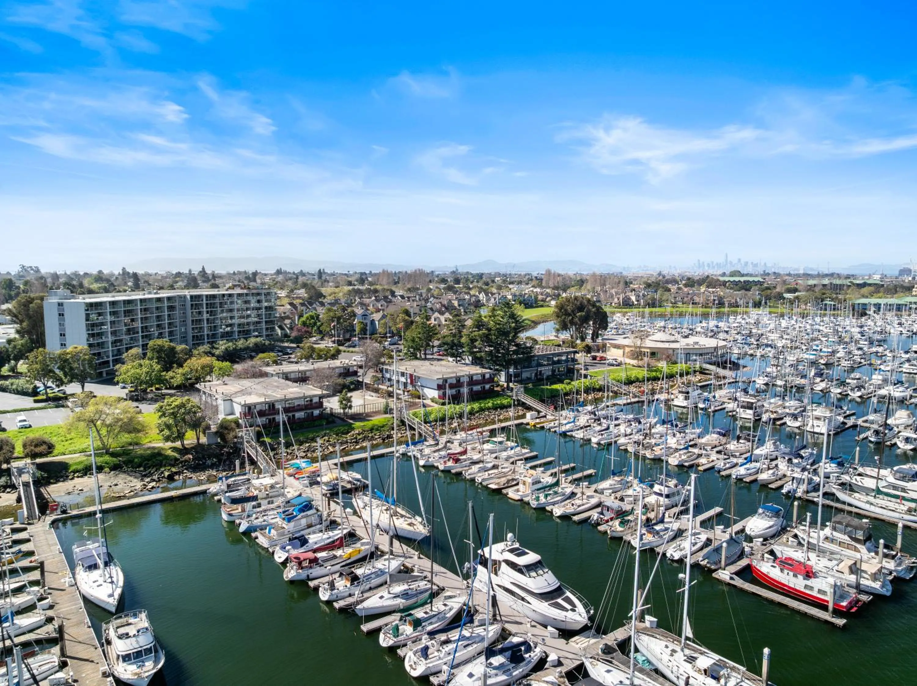Bird's eye view in Marina Village Inn