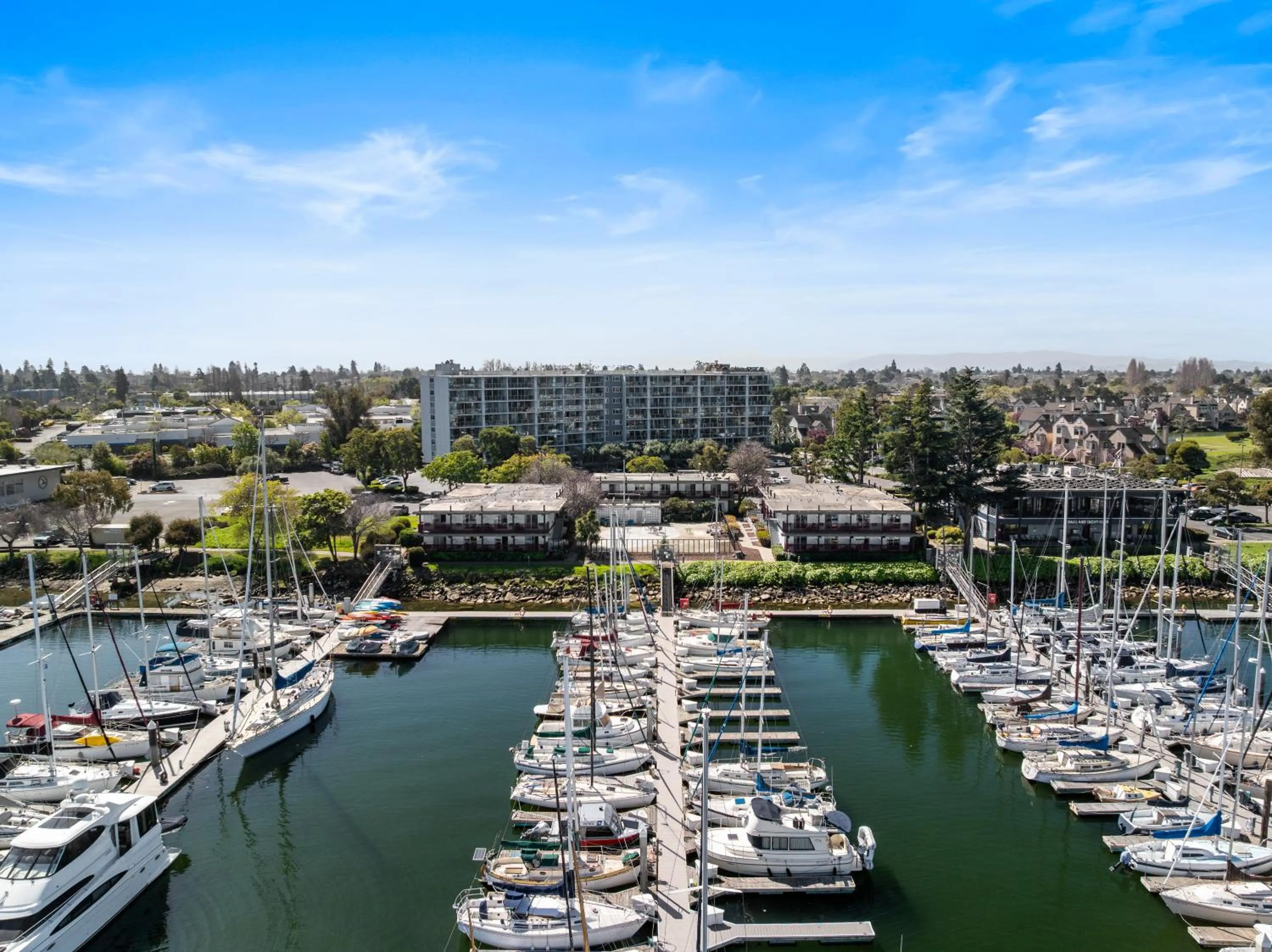 Bird's eye view in Marina Village Inn