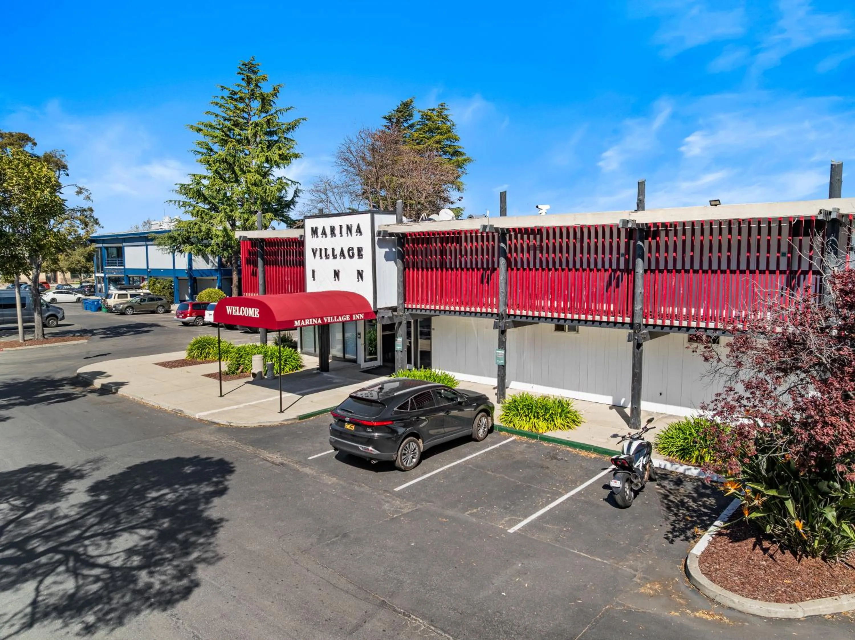 Property building in Marina Village Inn