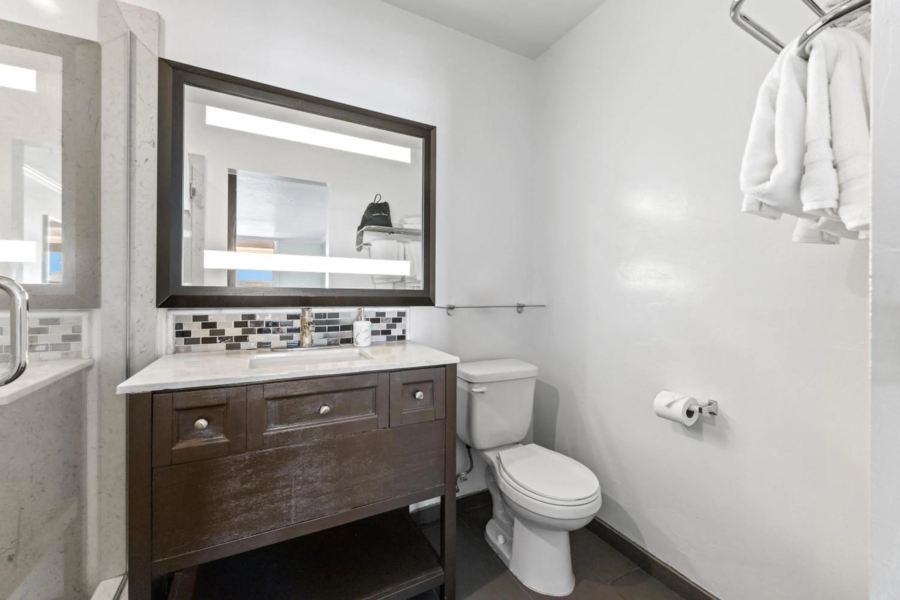 Bathroom in Marina Village Inn