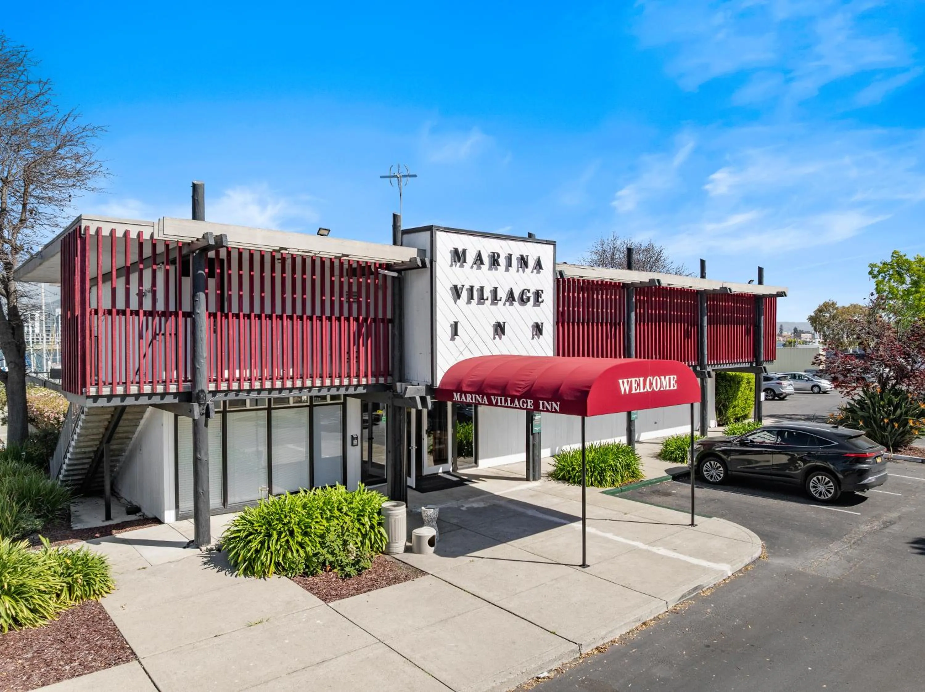 Property building in Marina Village Inn