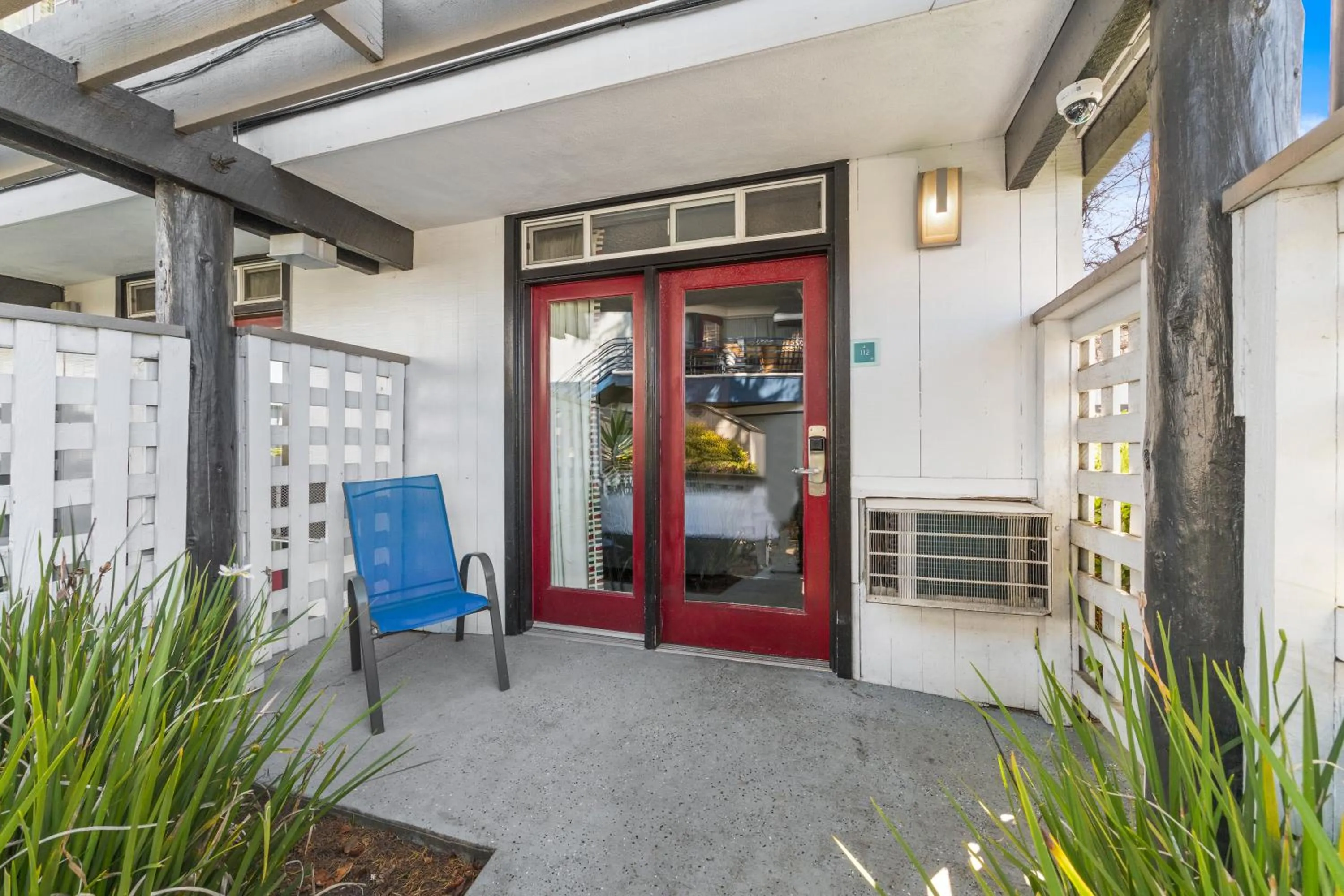 Patio in Marina Village Inn