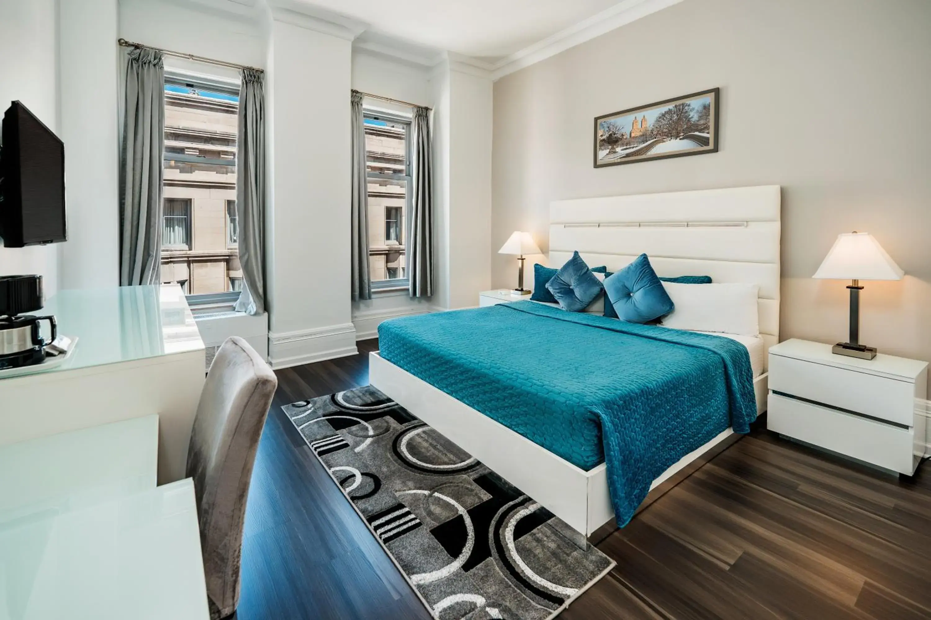 Bedroom, Bed in Congress Plaza Hotel Chicago Bedroom, Bed in Congress Plaza Hotel Chicago