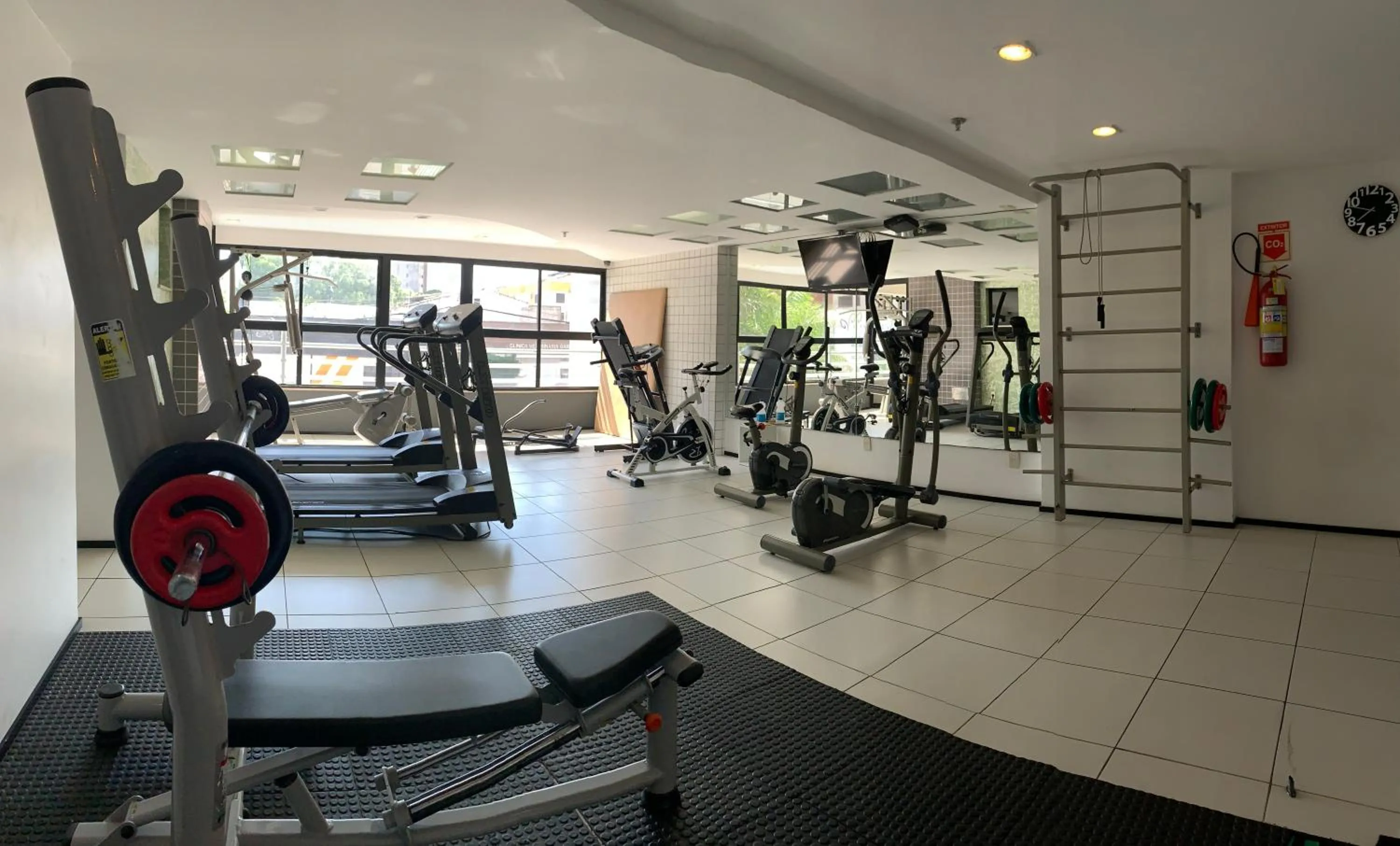 Fitness centre/facilities in Chartres Charming Residence