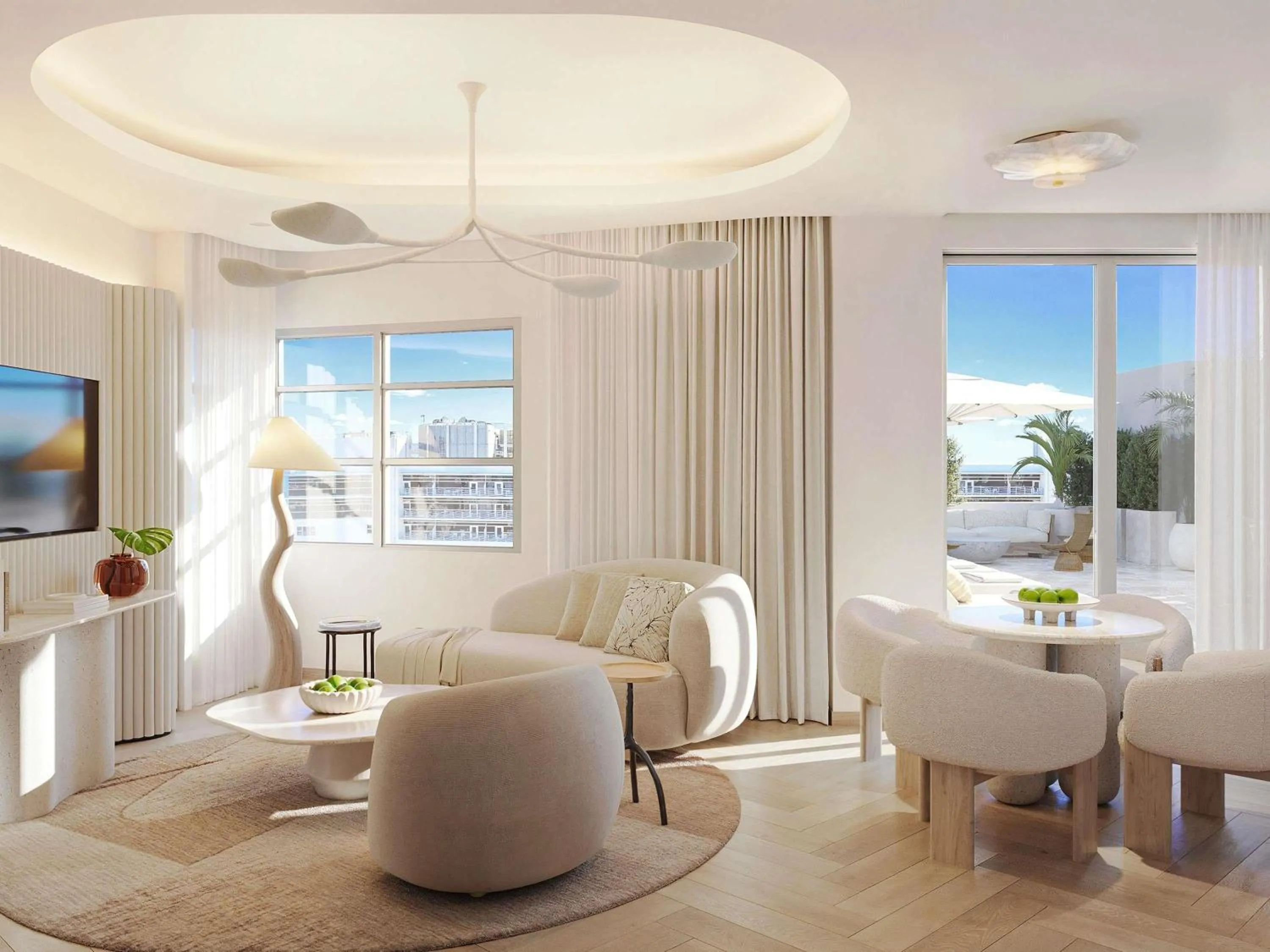 Bedroom in Delano Miami Beach