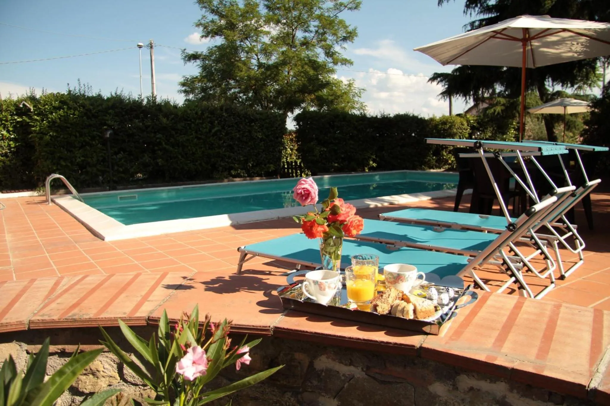 Swimming pool in Il Querceto