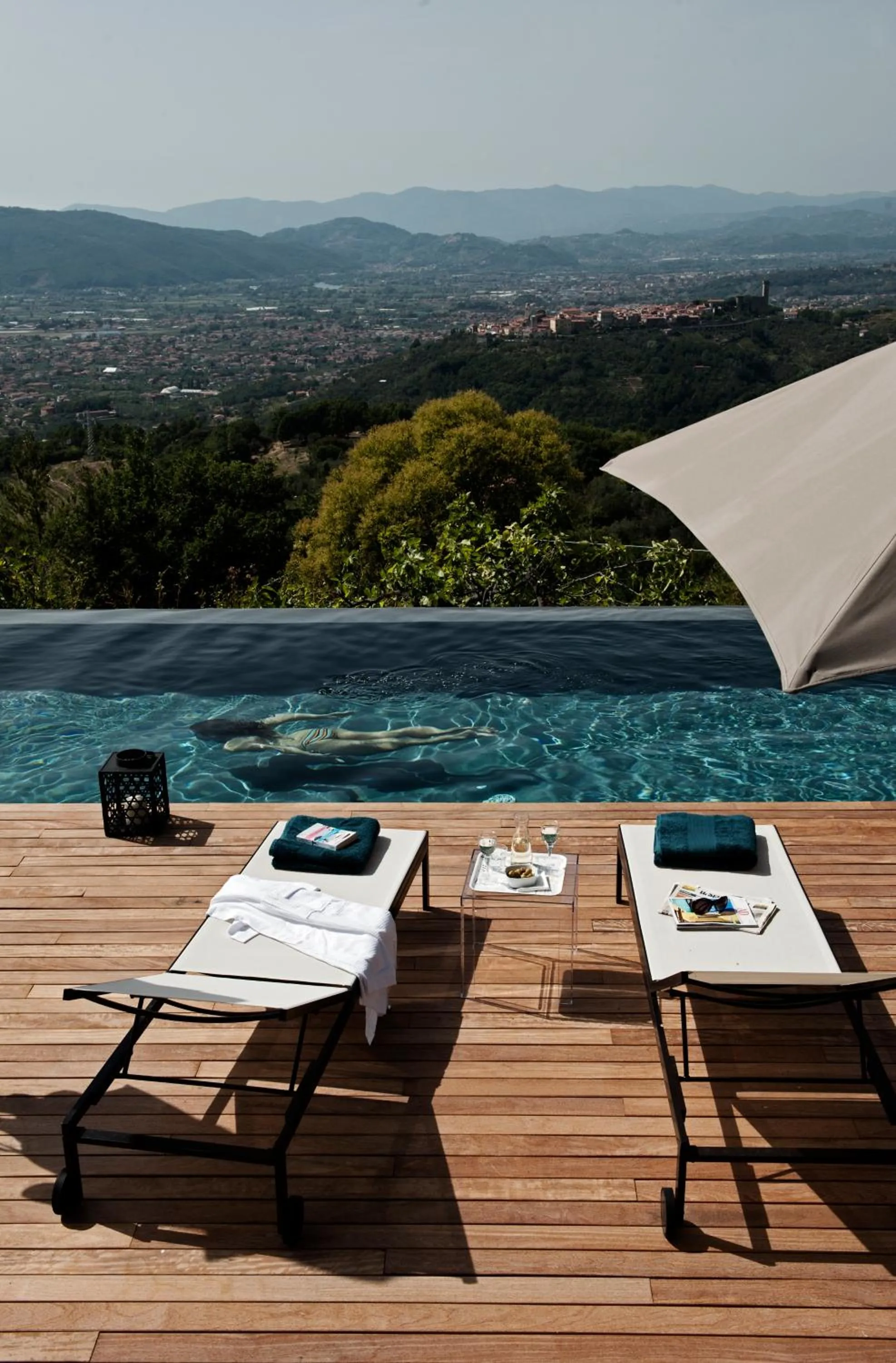 Mountain view in B&B Casa Colleverde