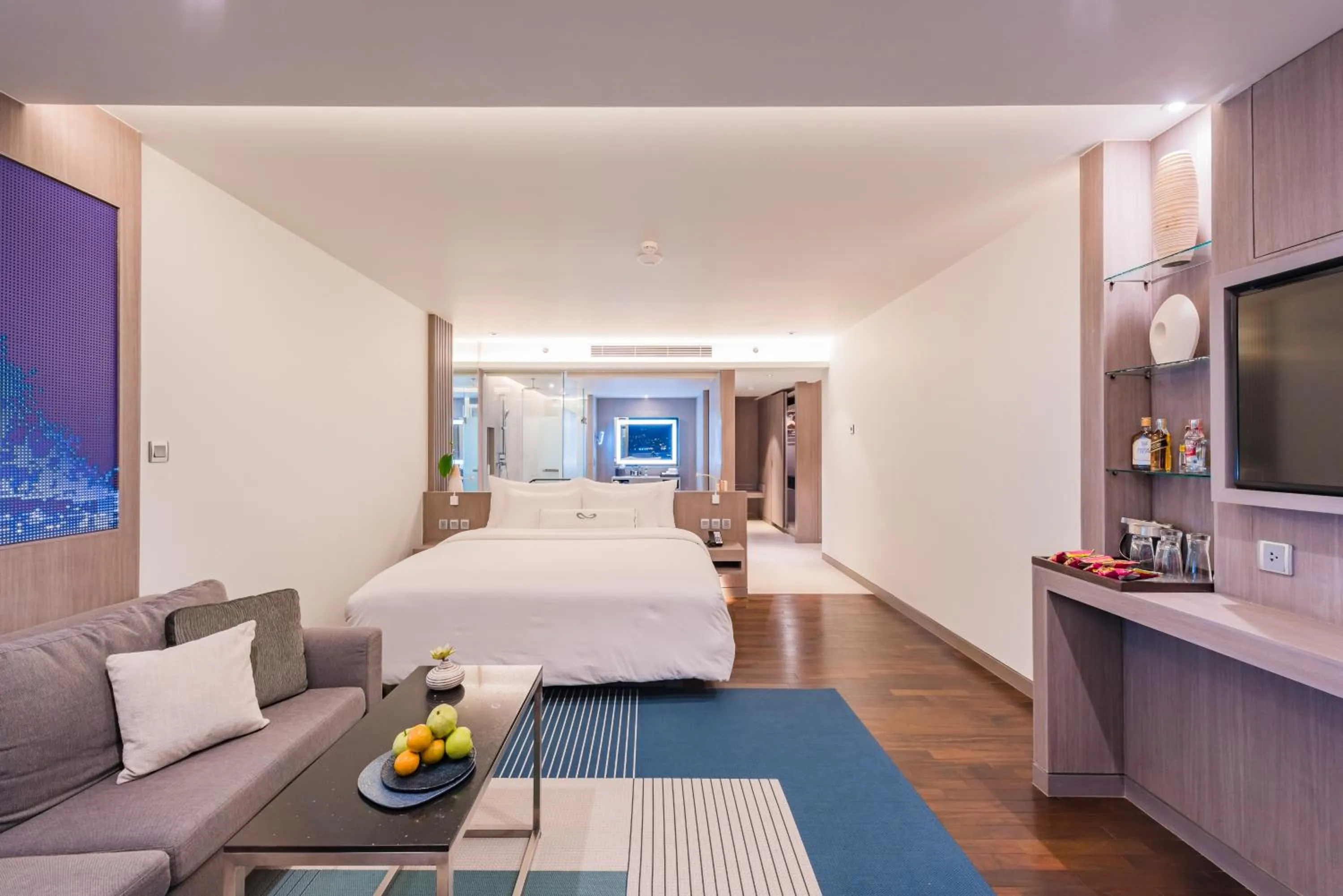 Bedroom, Bed in Oceanfront Beach Resort