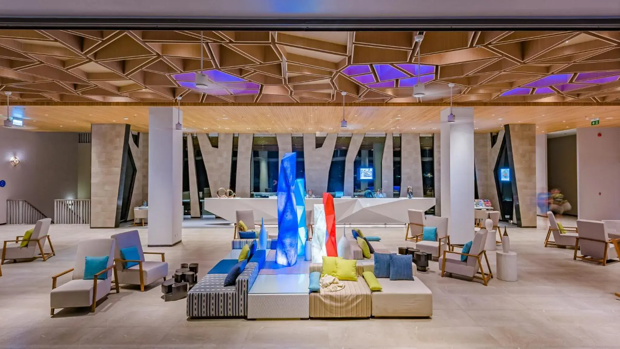 Lobby or reception in Oceanfront Beach Resort Lobby or reception in Oceanfront Beach Resort