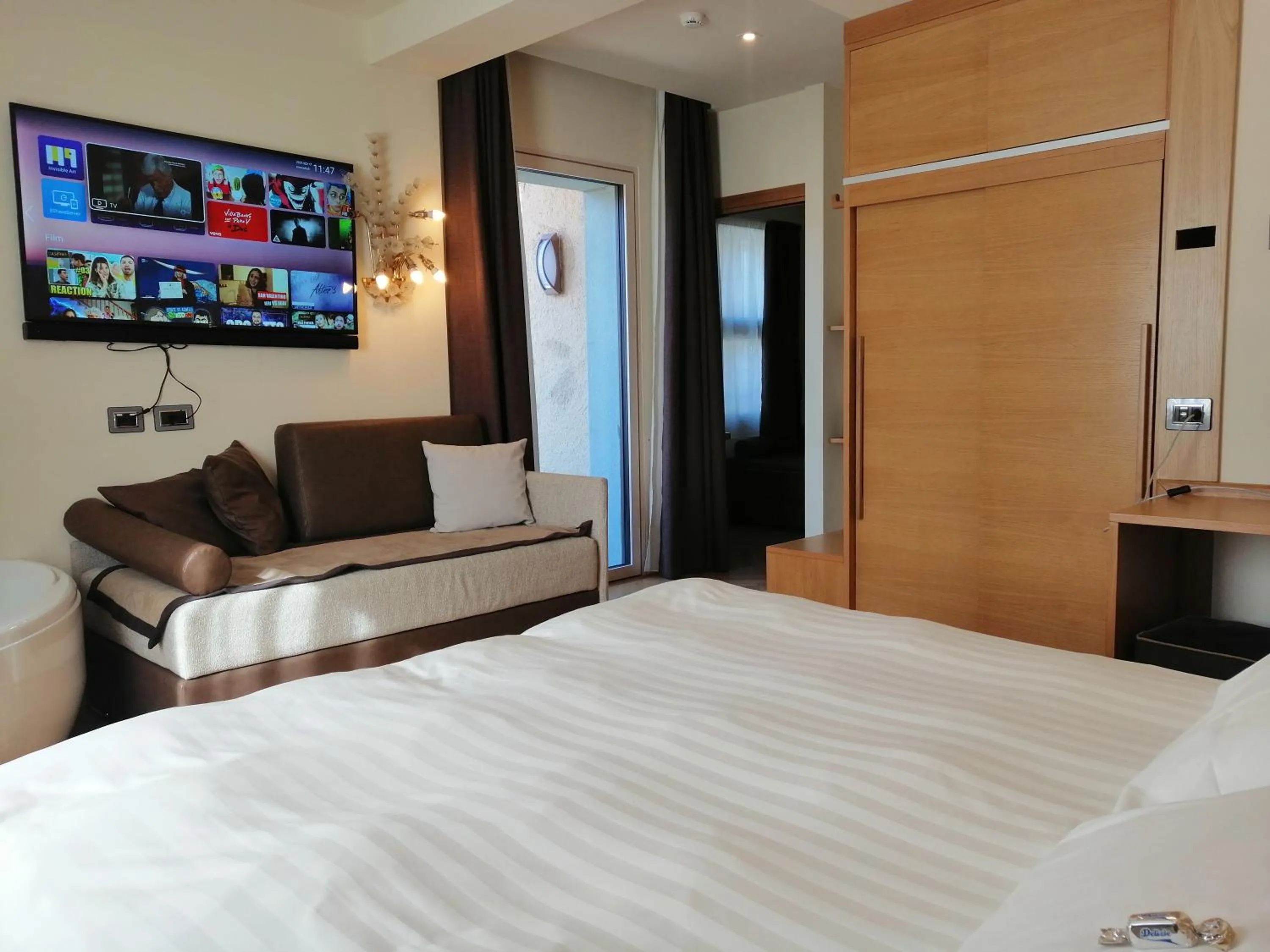 Bed in Hotel Firenze