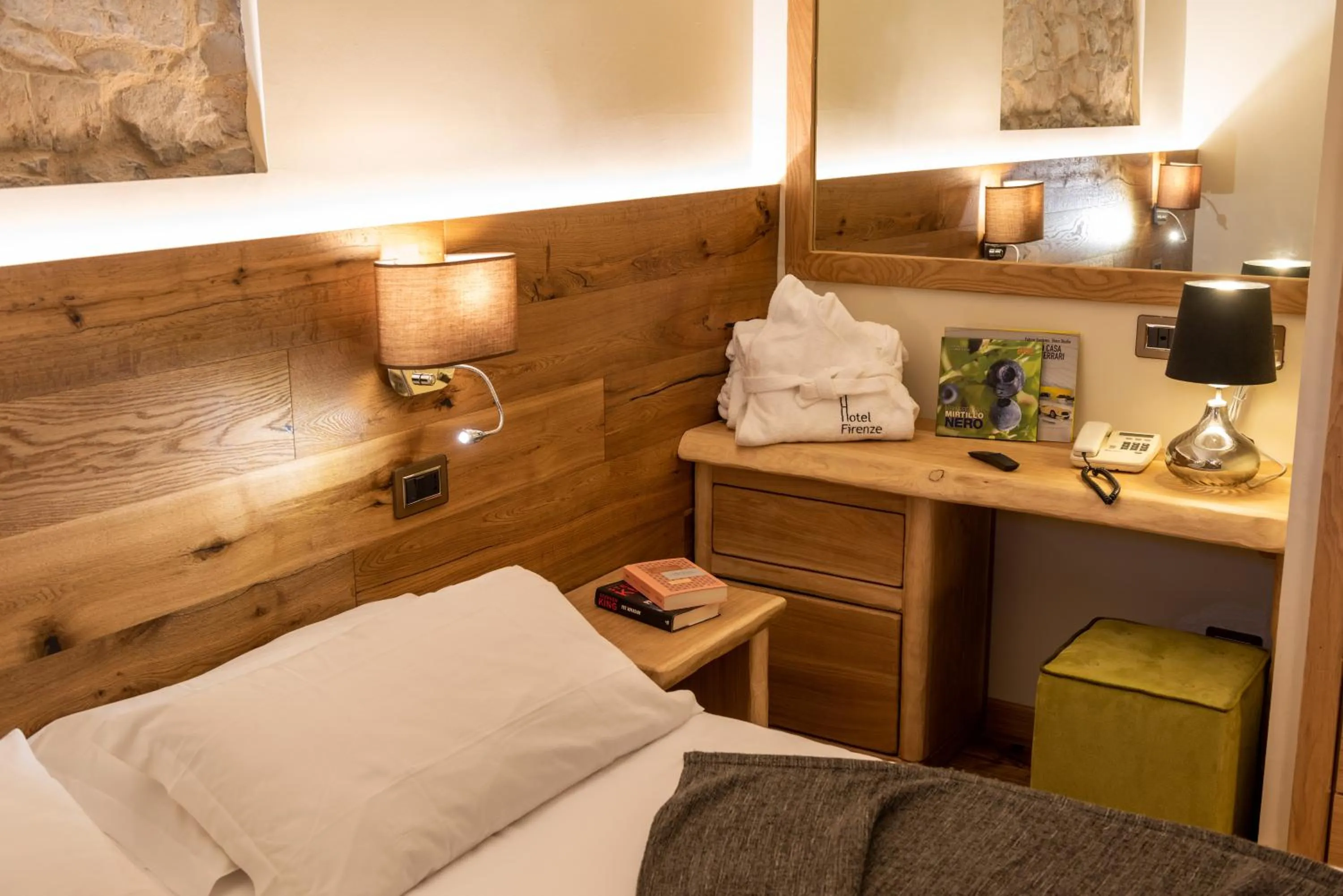 Bed in Hotel Firenze