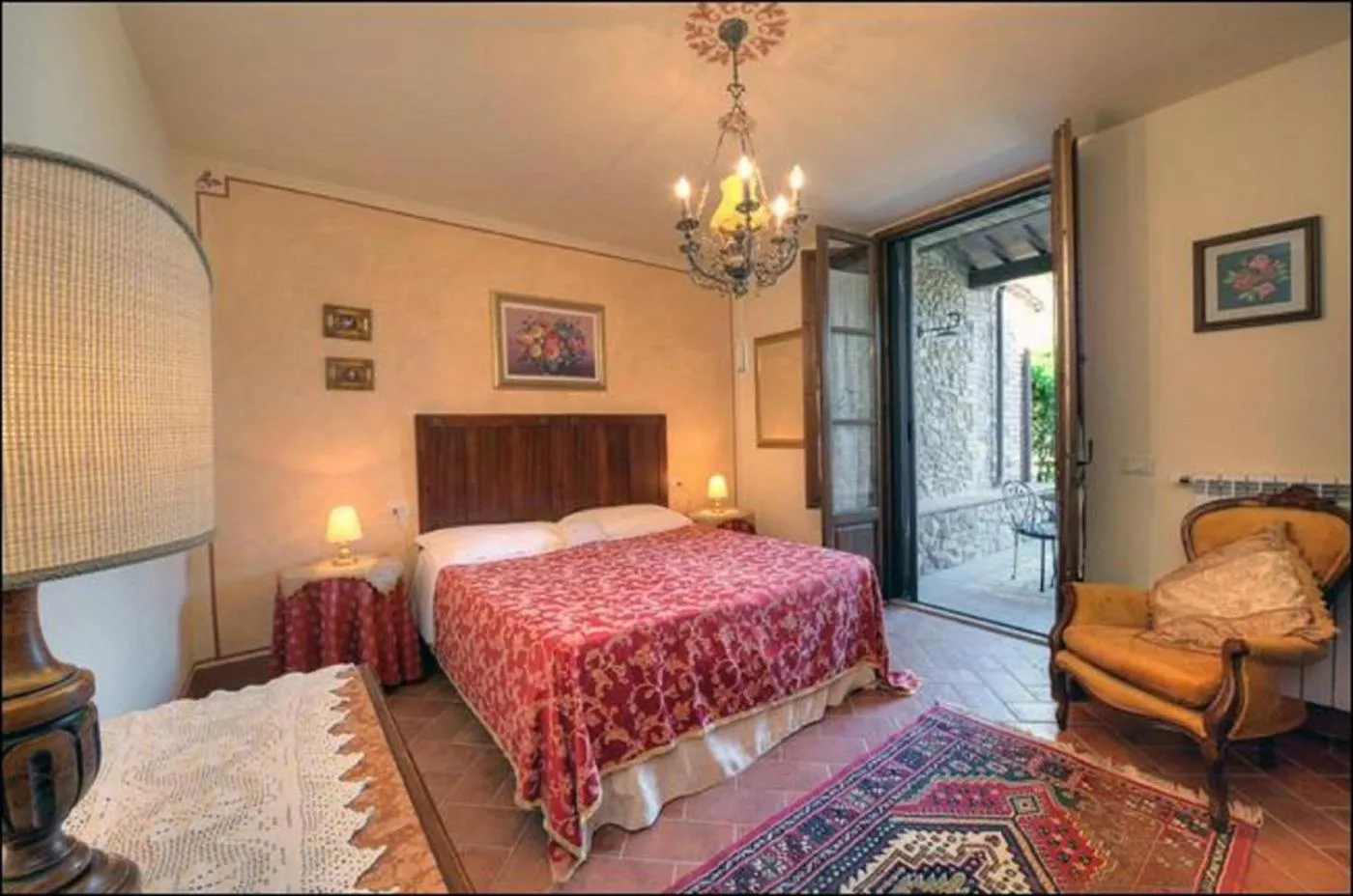 Bed in La Vecchia Sassa