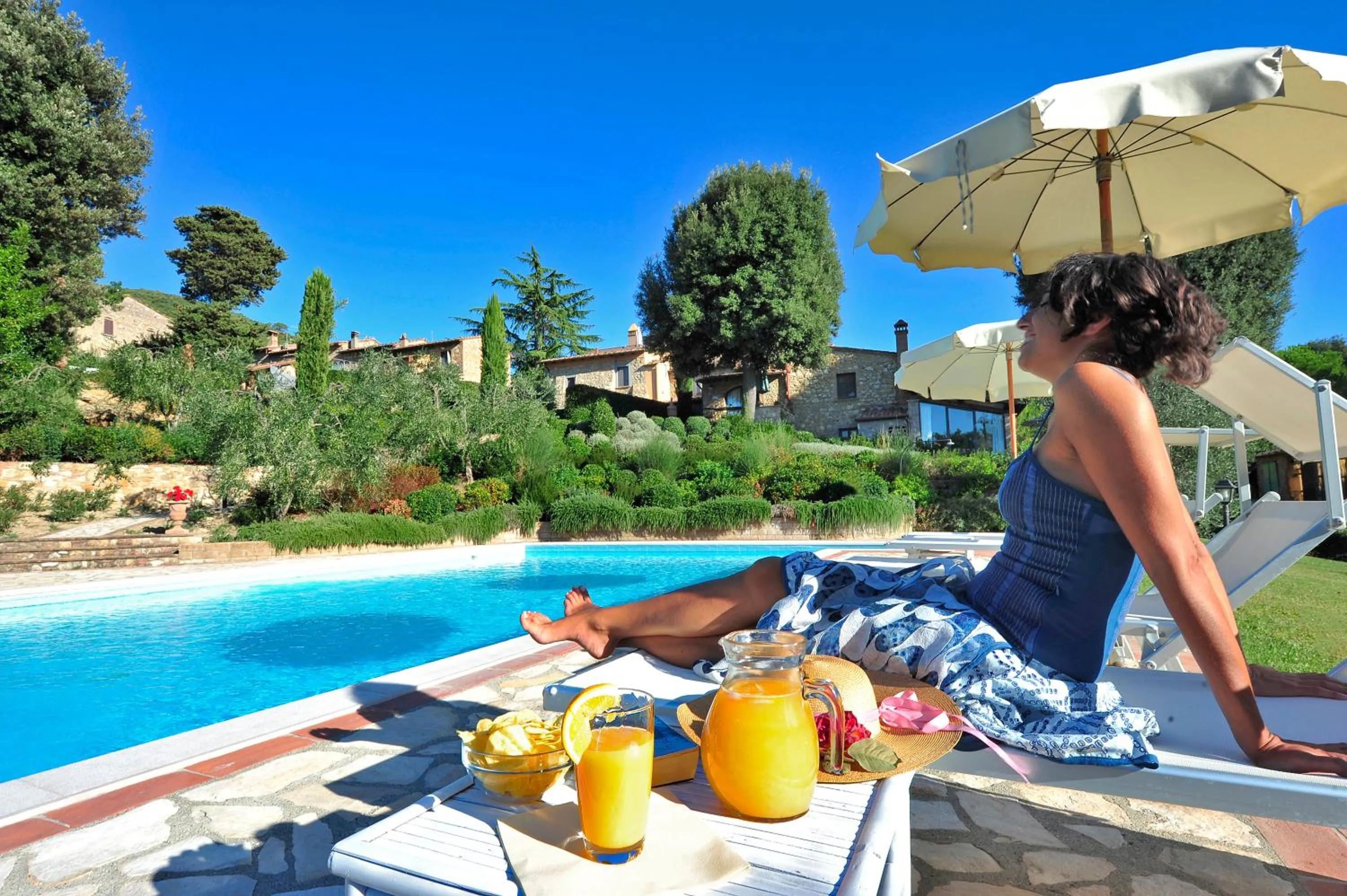 Swimming pool in La Vecchia Sassa