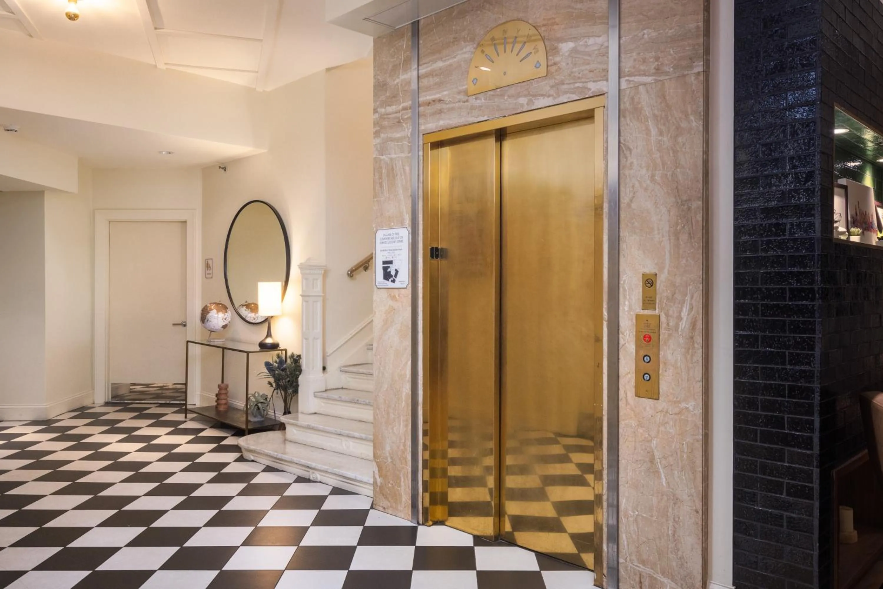 elevator in Copley Square Hotel, a FOUND Hotel