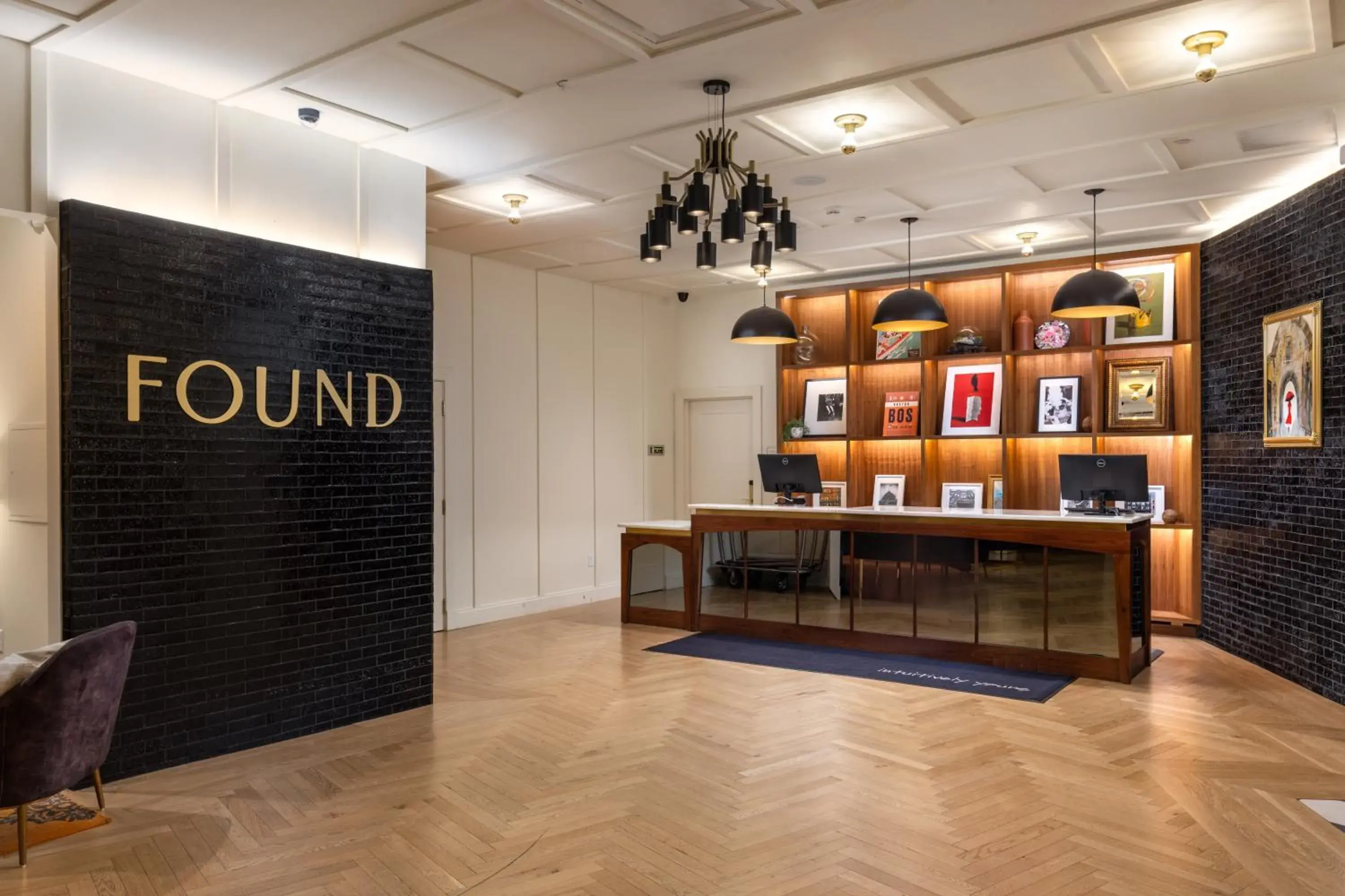 Lobby or reception in Copley Square Hotel, a FOUND Hotel Lobby or reception in Copley Square Hotel, a FOUND Hotel