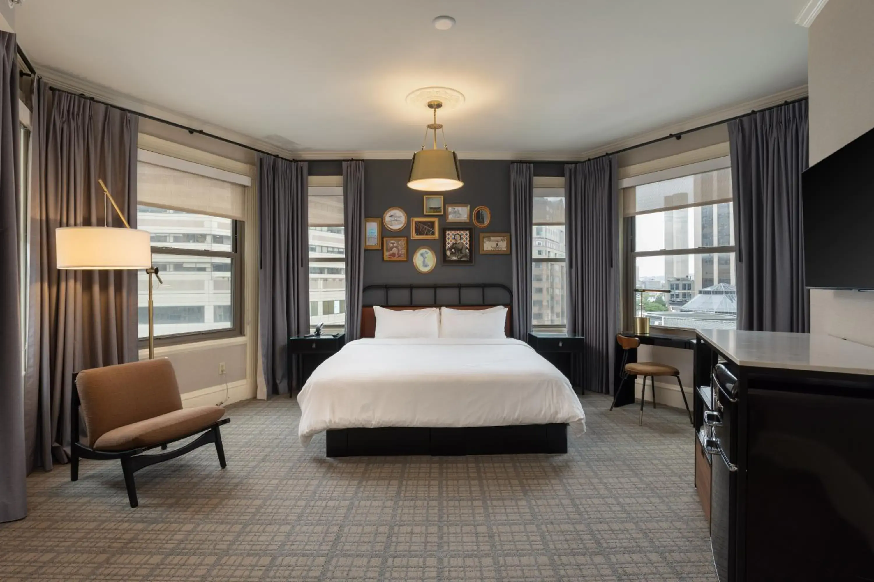 Bed in Copley Square Hotel, a FOUND Hotel Bed in Copley Square Hotel, a FOUND Hotel