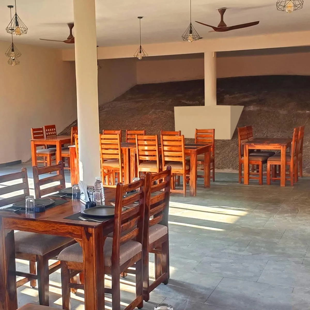 Dining area in Thour Nature Resorts - Jawai Leopard Safari Camp