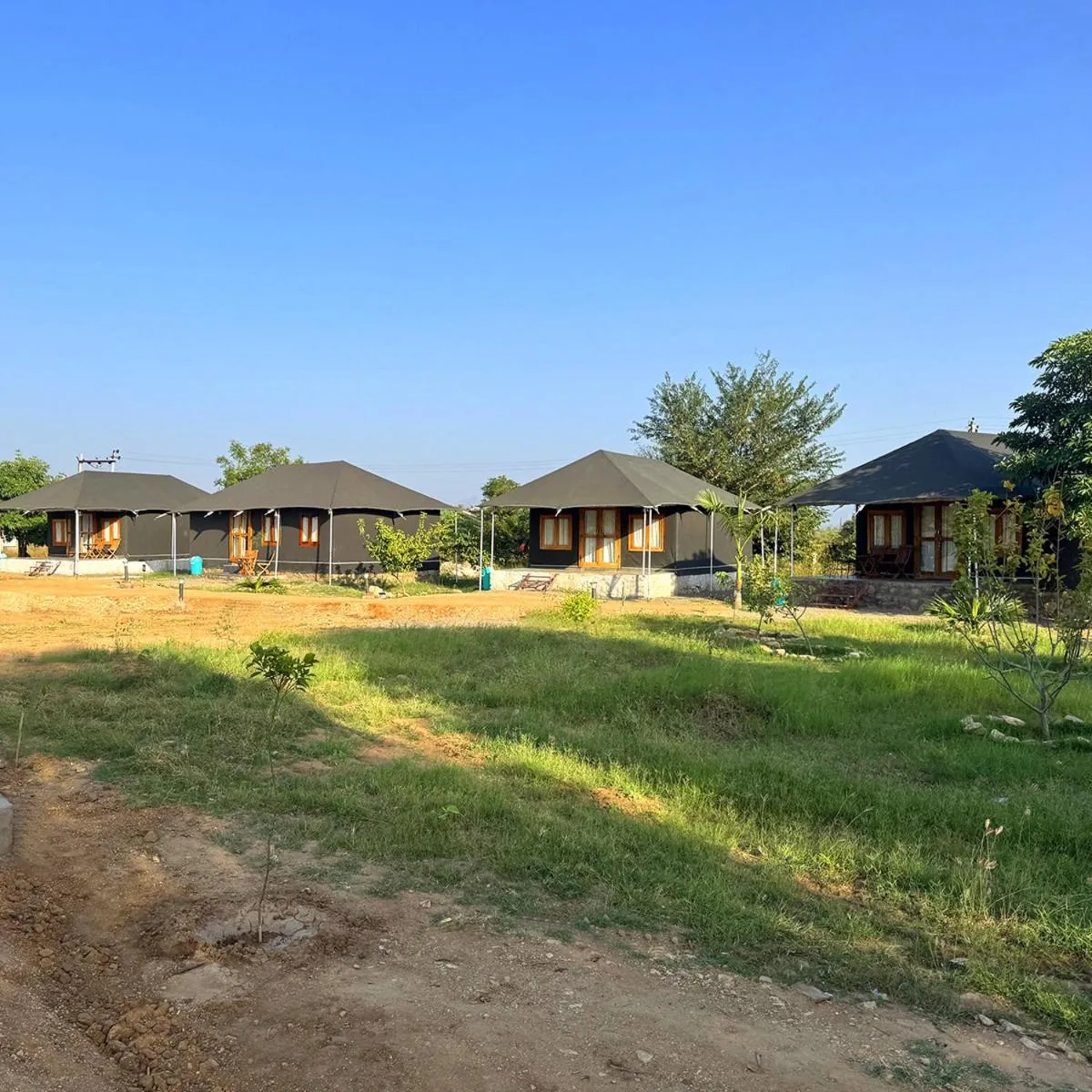 Property building in Thour Nature Resorts - Jawai Leopard Safari Camp