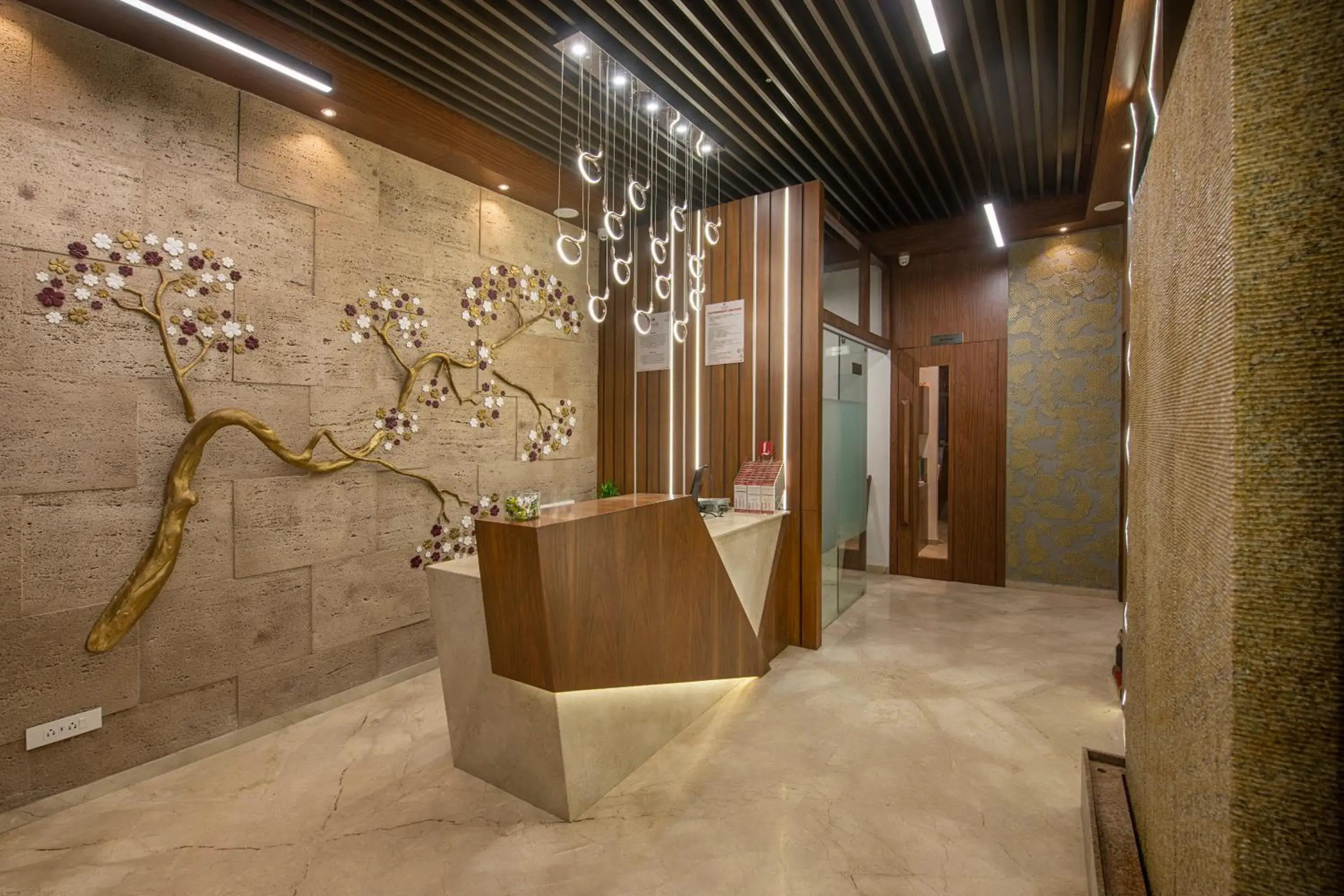 Lobby or reception in SK Lords Inn Ahmedabad Lobby or reception in SK Lords Inn Ahmedabad