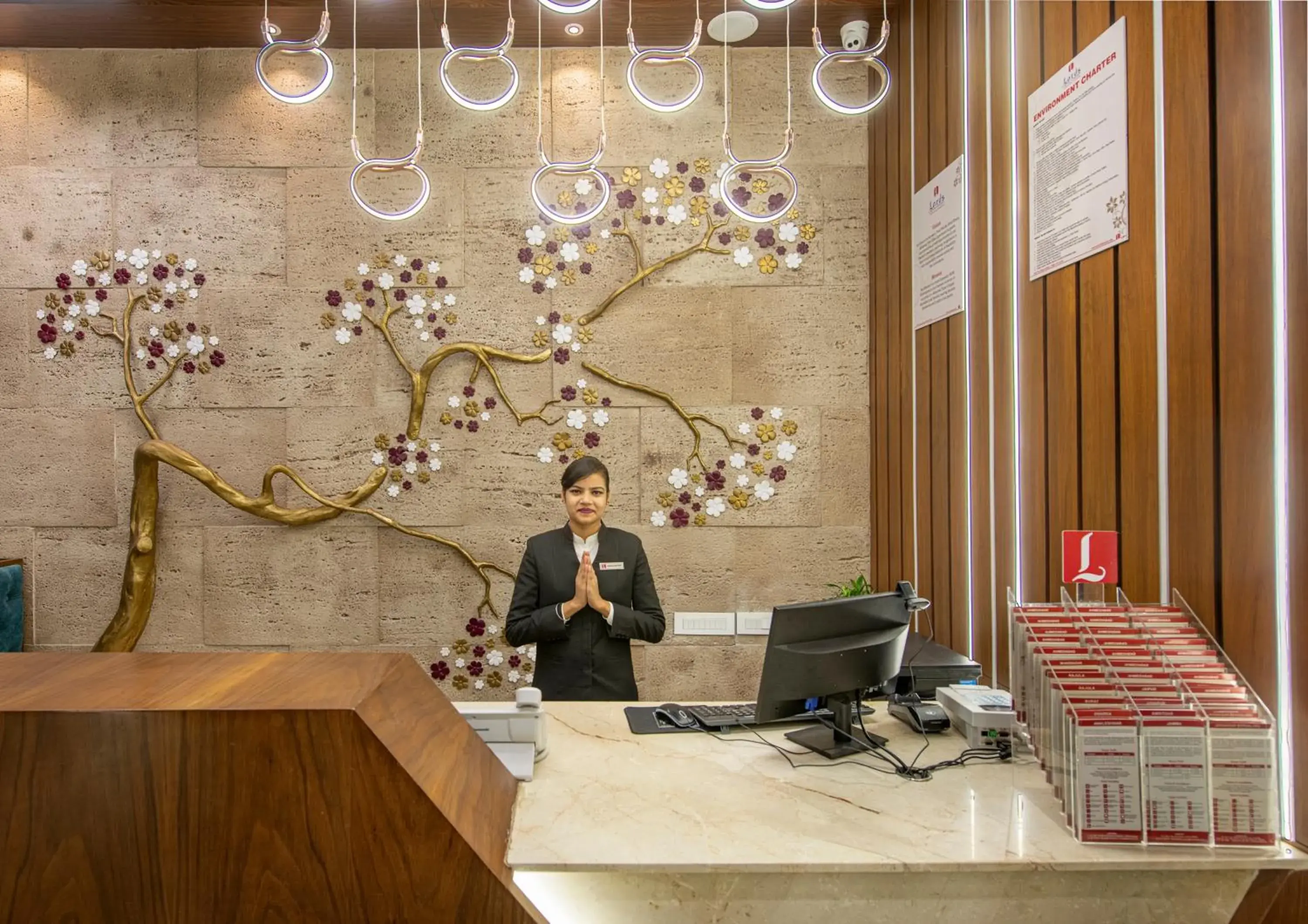 Lobby or reception in SK Lords Inn Ahmedabad Lobby or reception in SK Lords Inn Ahmedabad