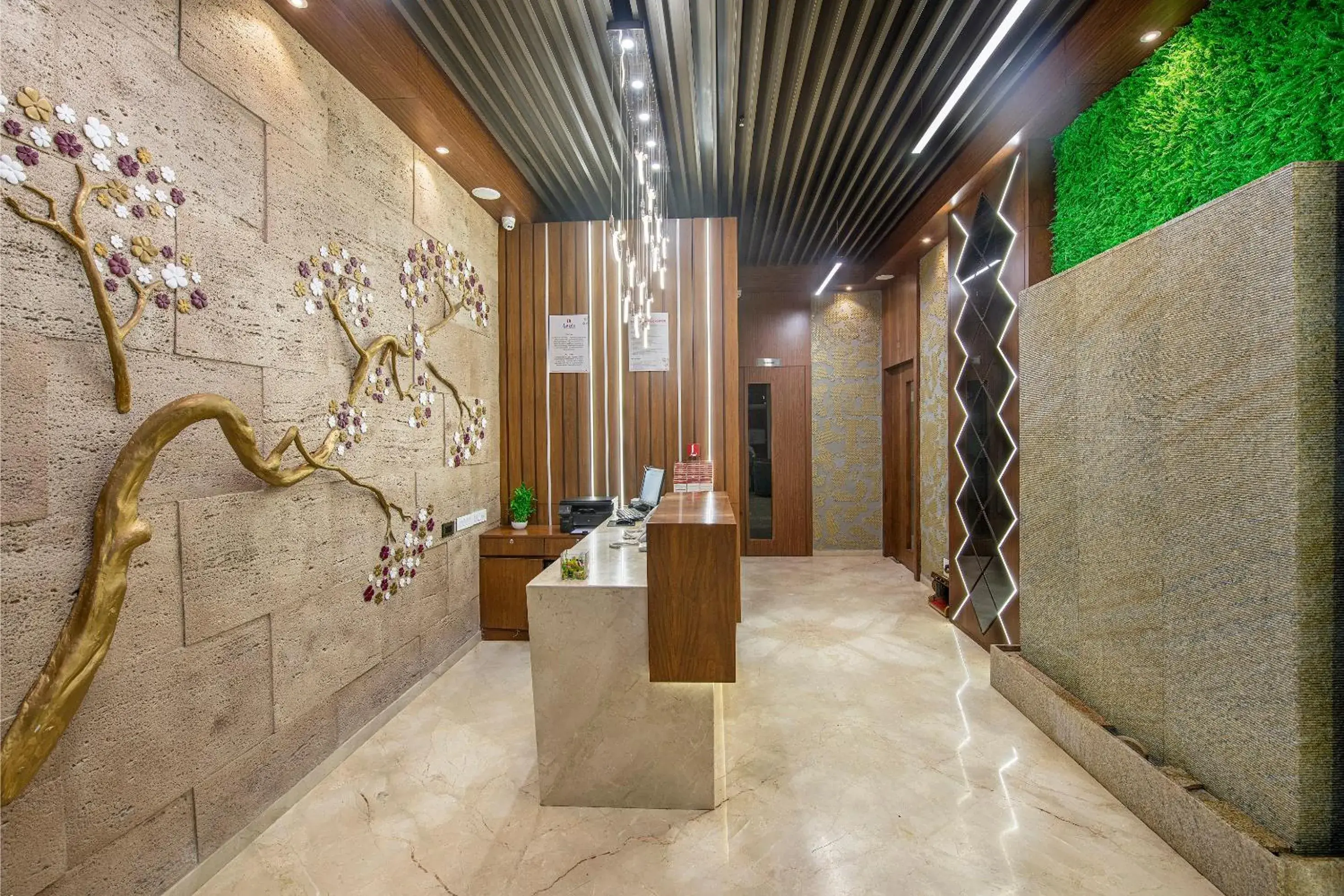 Lobby or reception in SK Lords Inn Ahmedabad Lobby or reception in SK Lords Inn Ahmedabad